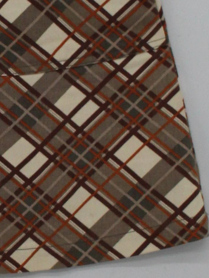 Lucy & Yak Women's Mini Skirt UK 14 Multi Checkered 100% Cotton Short Mini - Image 4