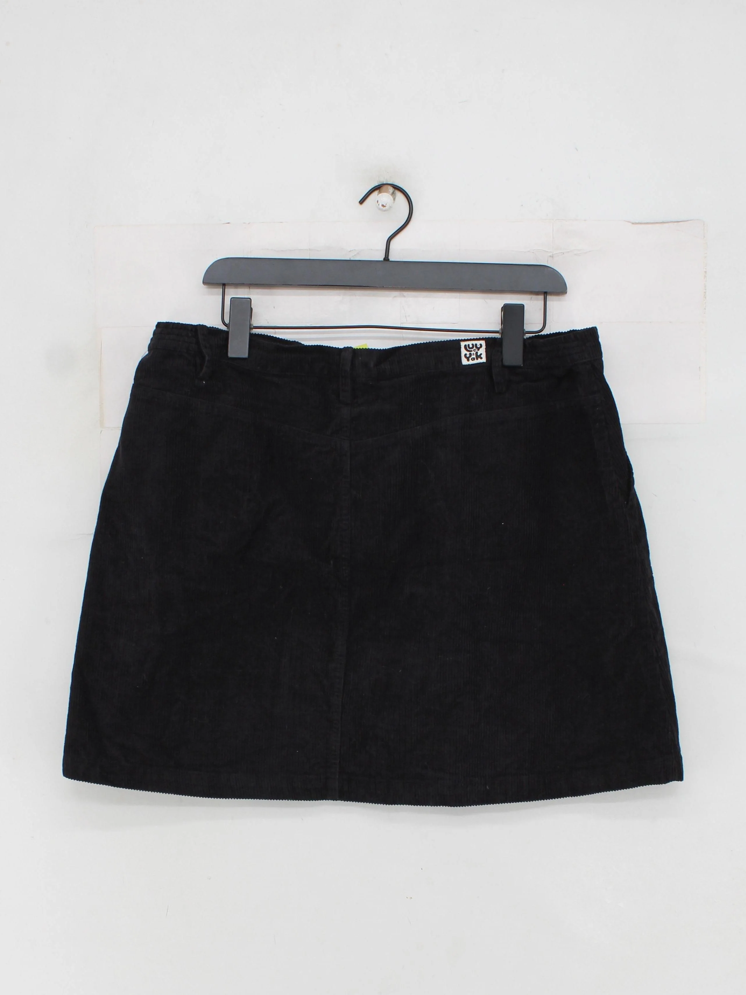 Lucy & Yak Women's Mini Skirt XL Black 100% Cotton Short Mini - Image 2