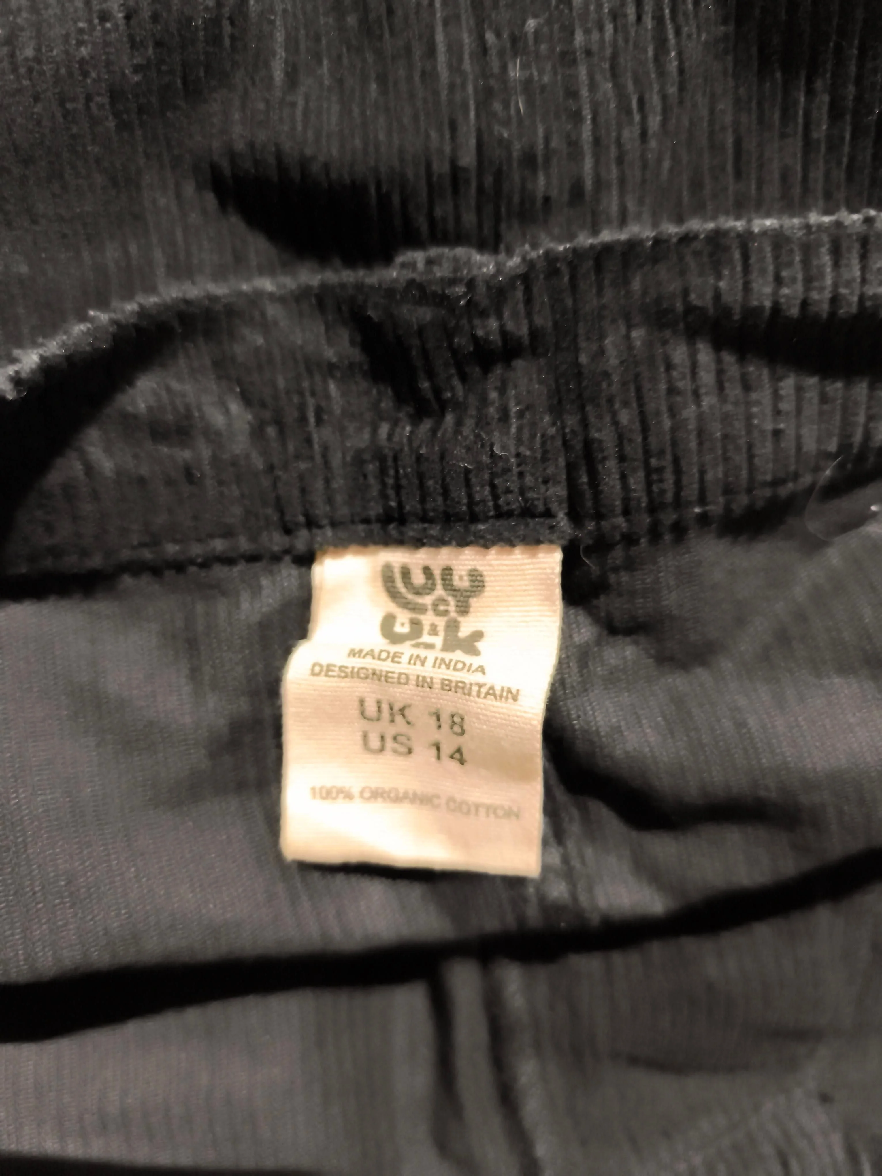 Lucy & Yak Women's Mini Skirt XL Black 100% Cotton Short Mini - Image 5