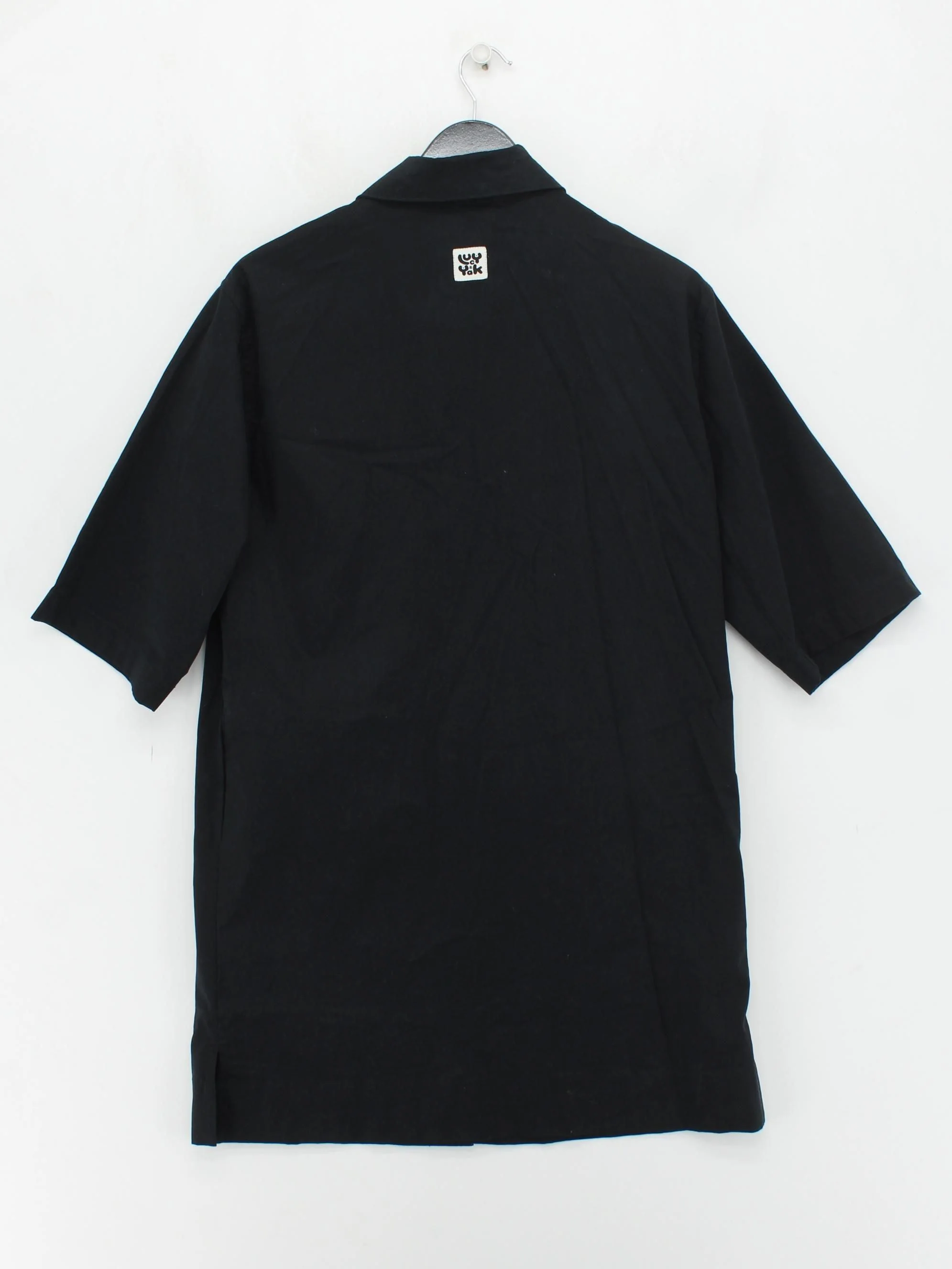 Lucy & Yak Women's Shirt UK 10 Black Cotton with Elastane Basic - Image 2