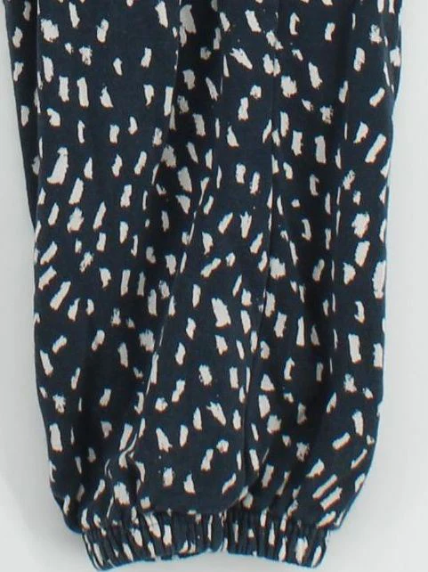 Lucy & Yak Women's Sports Bottoms M Blue 100% Cotton Tapered Sweatpants - Image 4