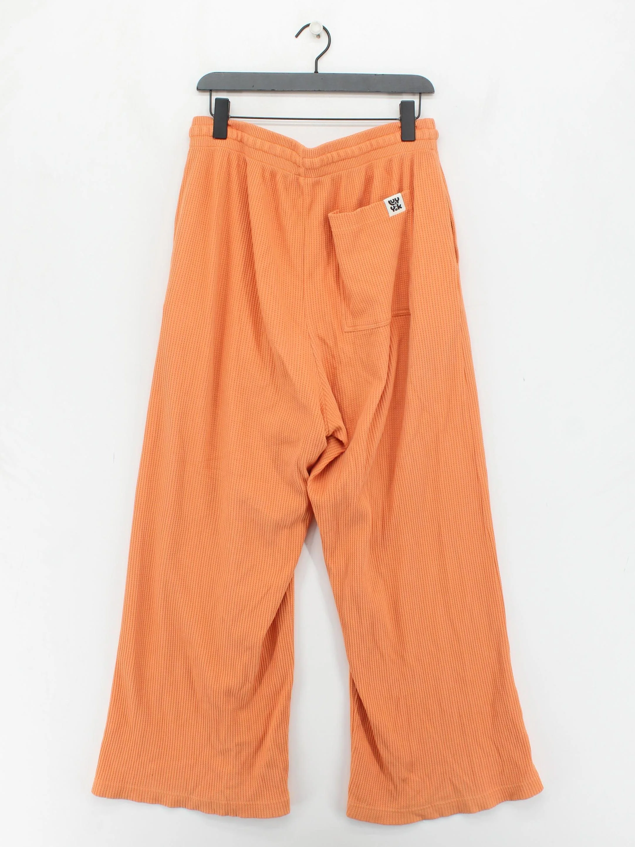 Lucy & Yak Women's Sports Bottoms M Orange Cotton with Elastane Sweatpants - Image 2
