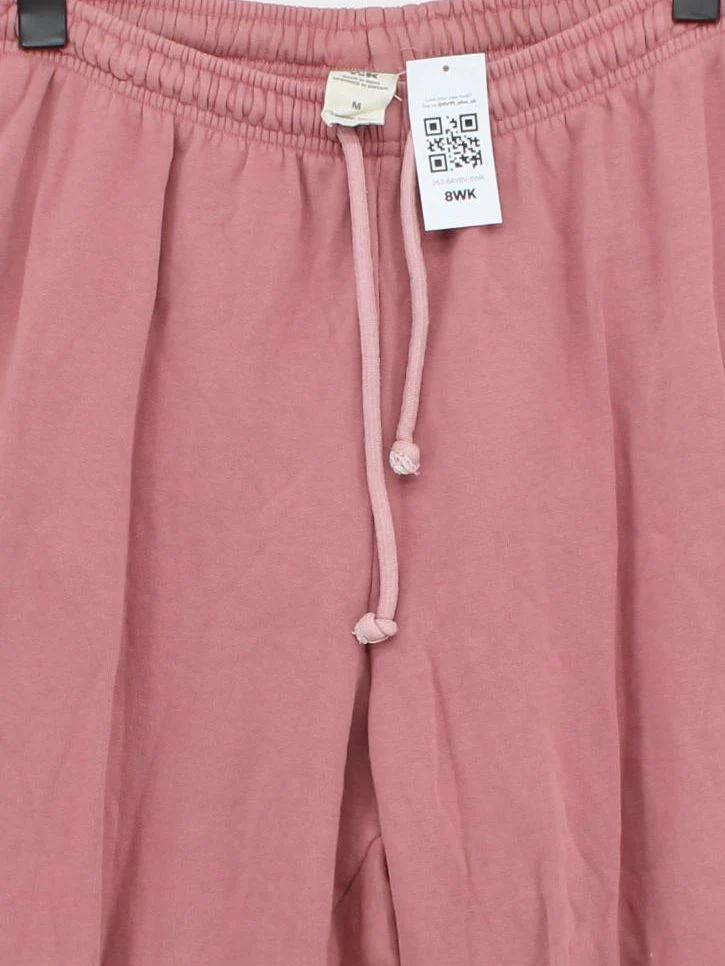 Lucy & Yak Women's Sports Bottoms M Pink 100% Cotton Tapered Sweatpants - Image 3