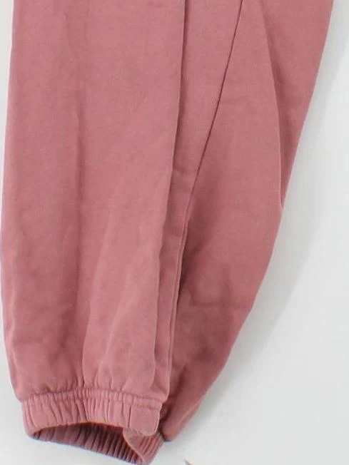 Lucy & Yak Women's Sports Bottoms M Pink 100% Cotton Tapered Sweatpants - Image 4