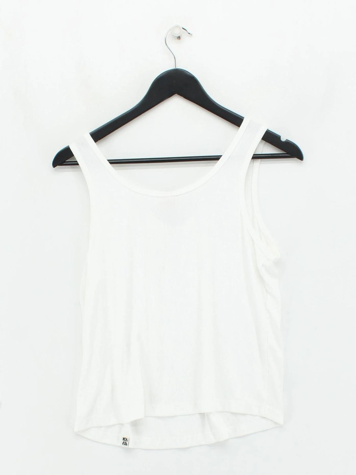 Lucy & Yak Women's T-Shirt L White Viscose with Elastane Basic - Image 2