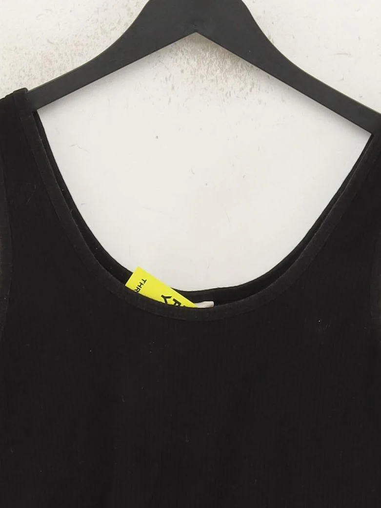 Lucy & Yak Women's T-Shirt M Black Cotton with Viscose, Elastane Basic - Image 3