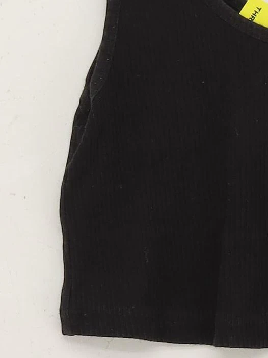 Lucy & Yak Women's T-Shirt M Black Cotton with Viscose, Elastane Basic - Image 4