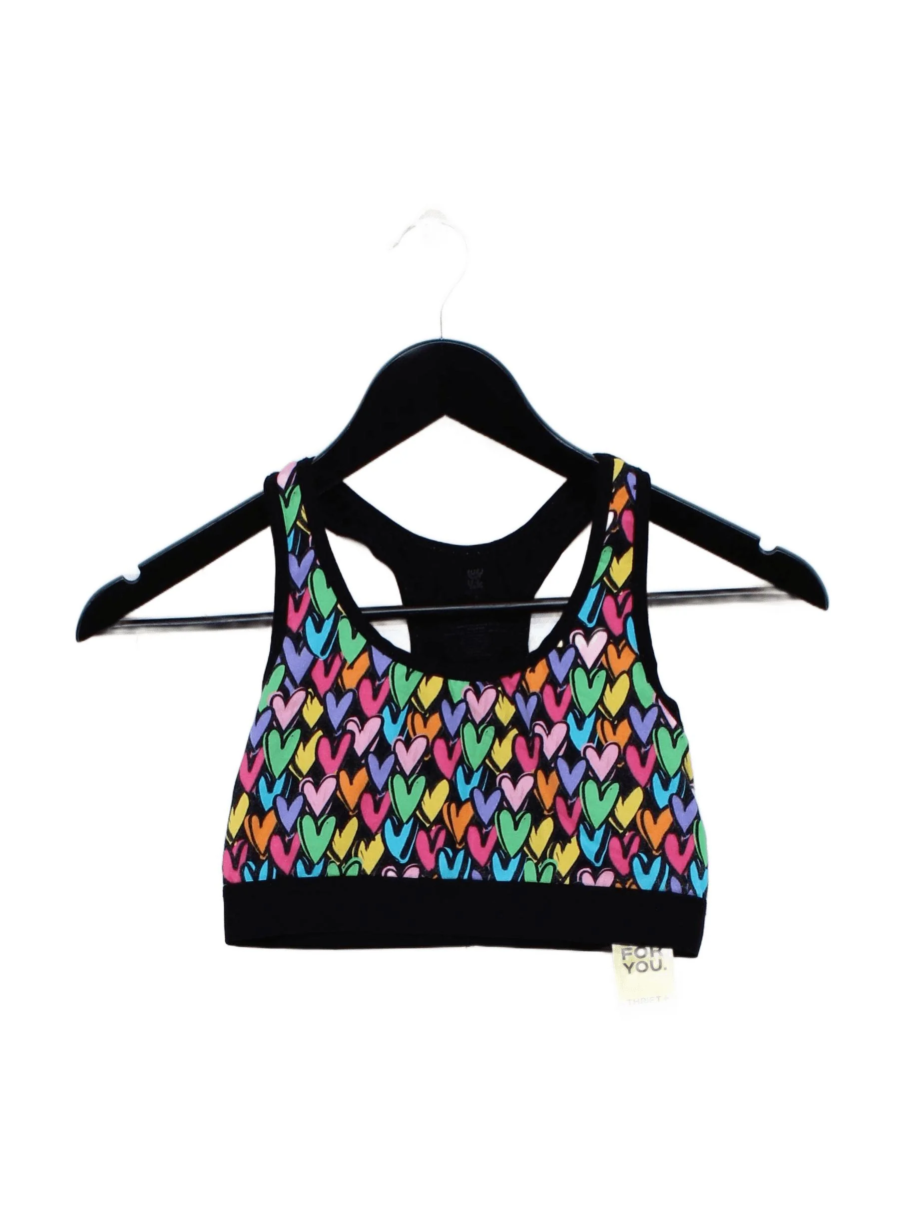 Lucy & Yak Women's T-Shirt S Black Other with Cotton, Elastane Sleeveless Basic