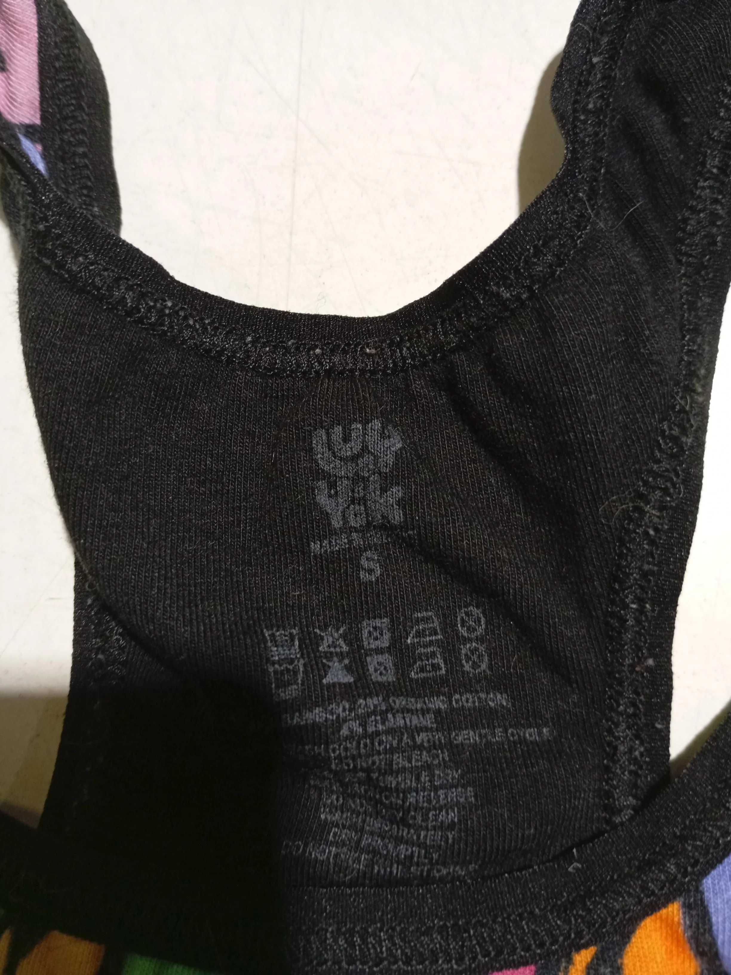 Lucy & Yak Women's T-Shirt S Black Other with Cotton, Elastane Sleeveless Basic - Image 5