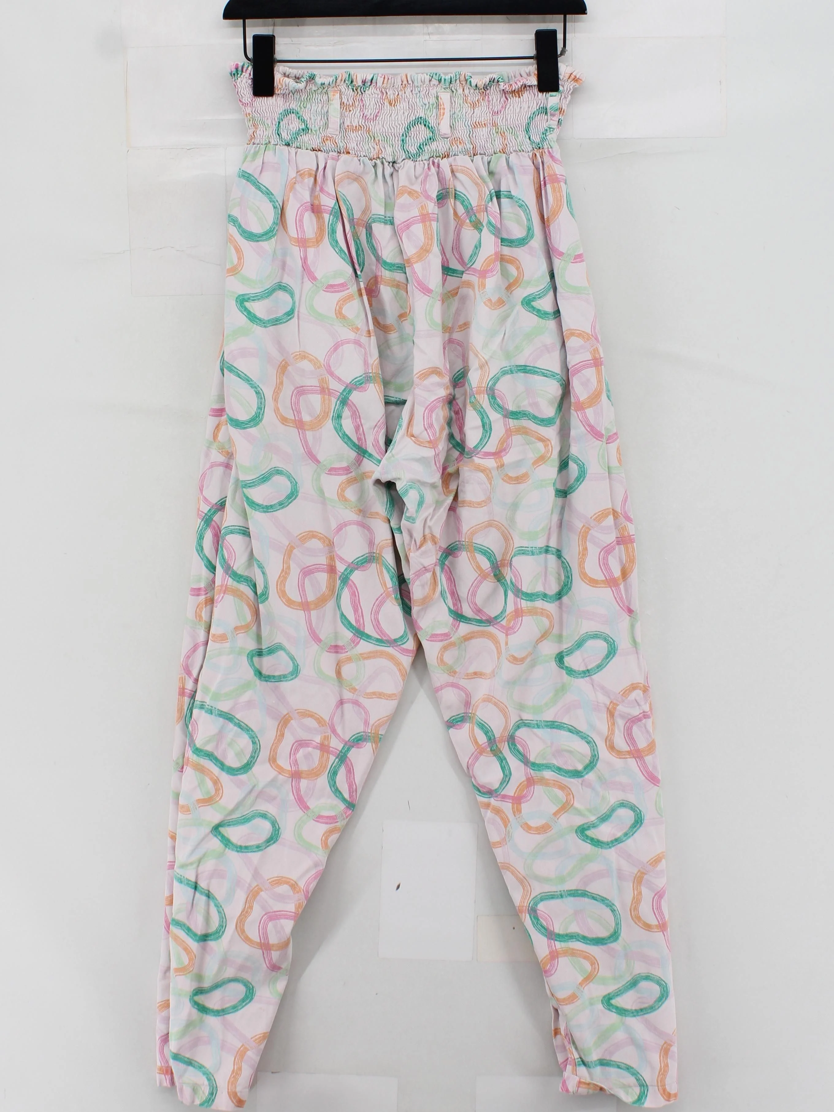 Lucy & Yak Women's Trousers L Multi 100% Cotton Wide-Leg Sweatpants - Image 2