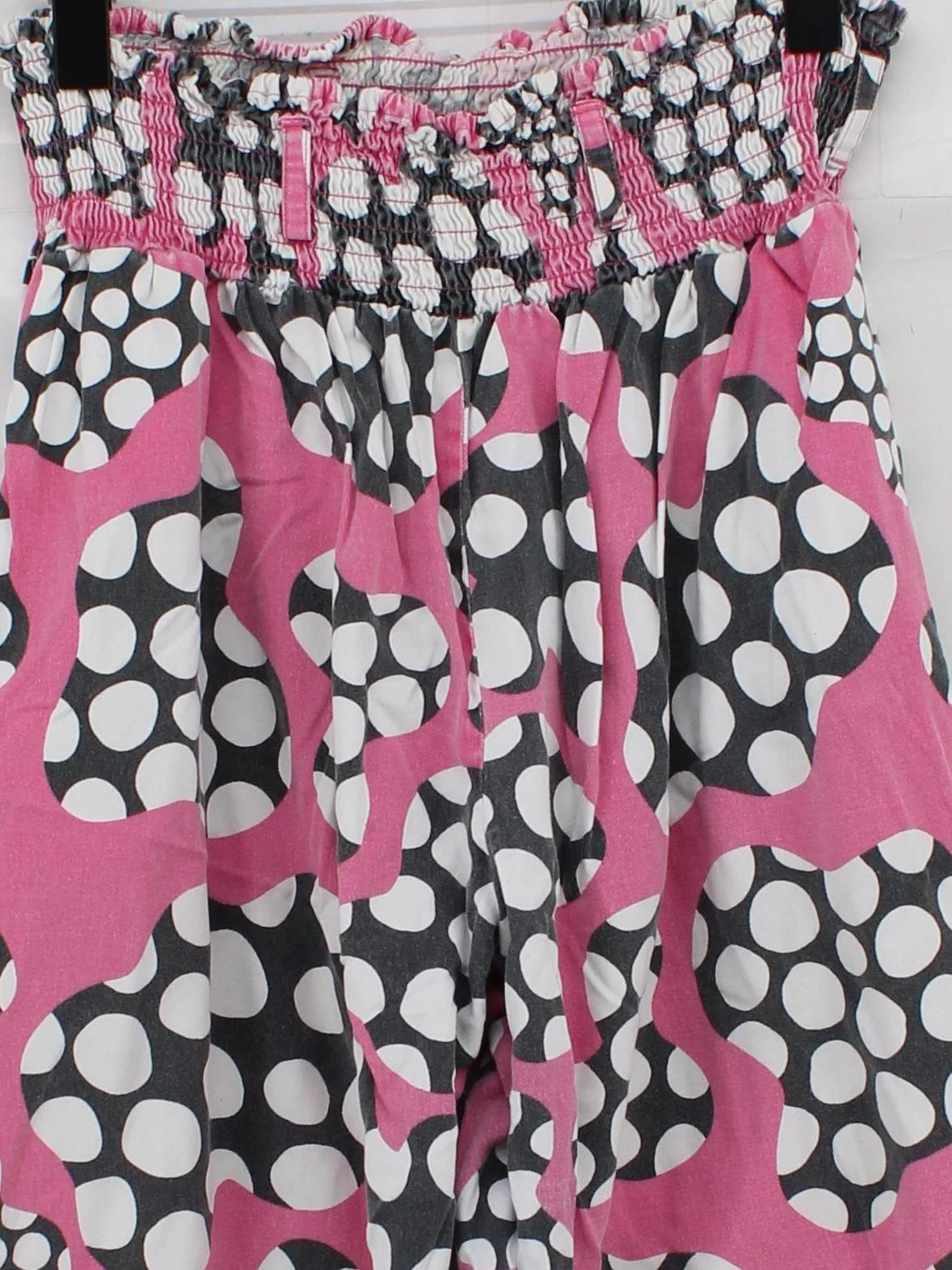 Lucy & Yak Women's Trousers L Multi Polkadot 100% Cotton Tapered Sweatpants - Image 3