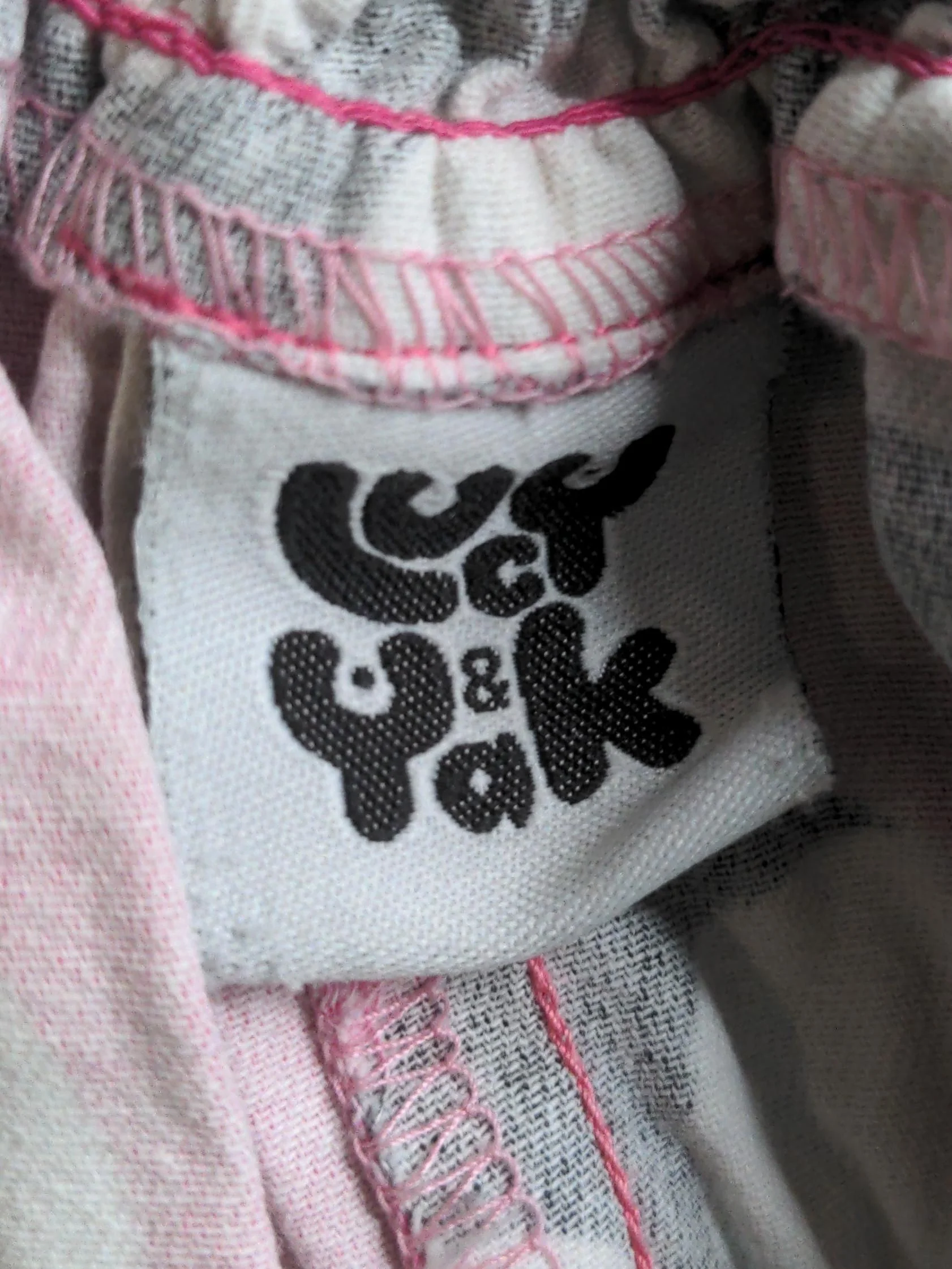 Lucy & Yak Women's Trousers L Multi Polkadot 100% Cotton Tapered Sweatpants - Image 5