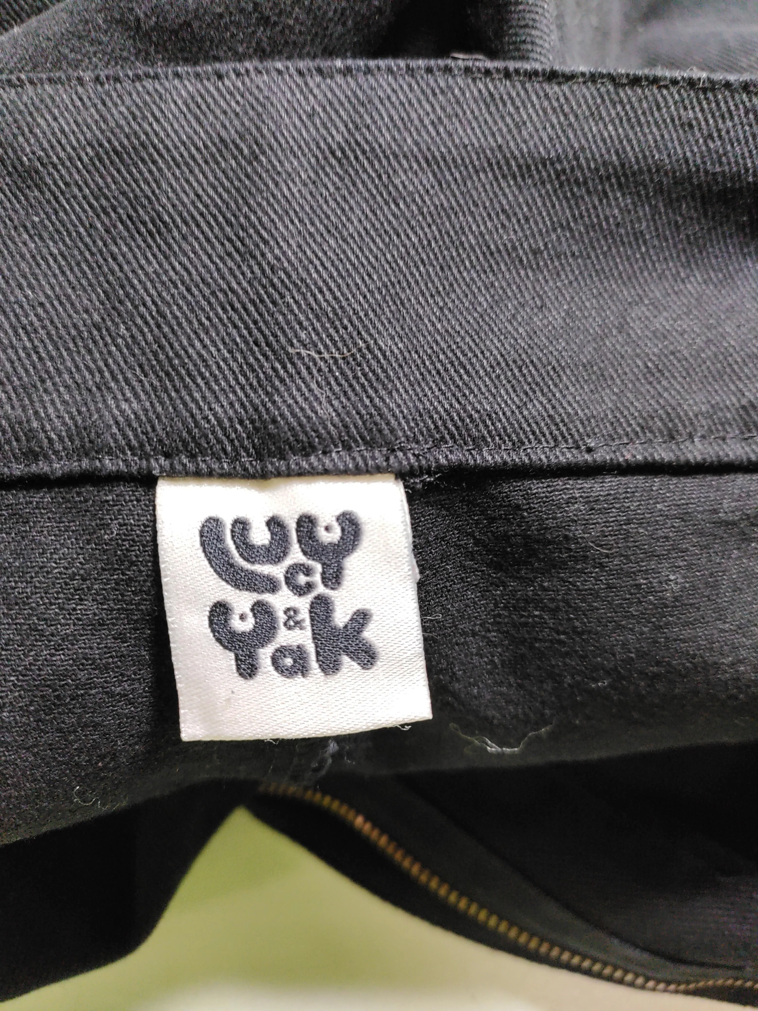 Lucy & Yak Women's Trousers M Black 100% Cotton Tapered Sweatpants - Image 6