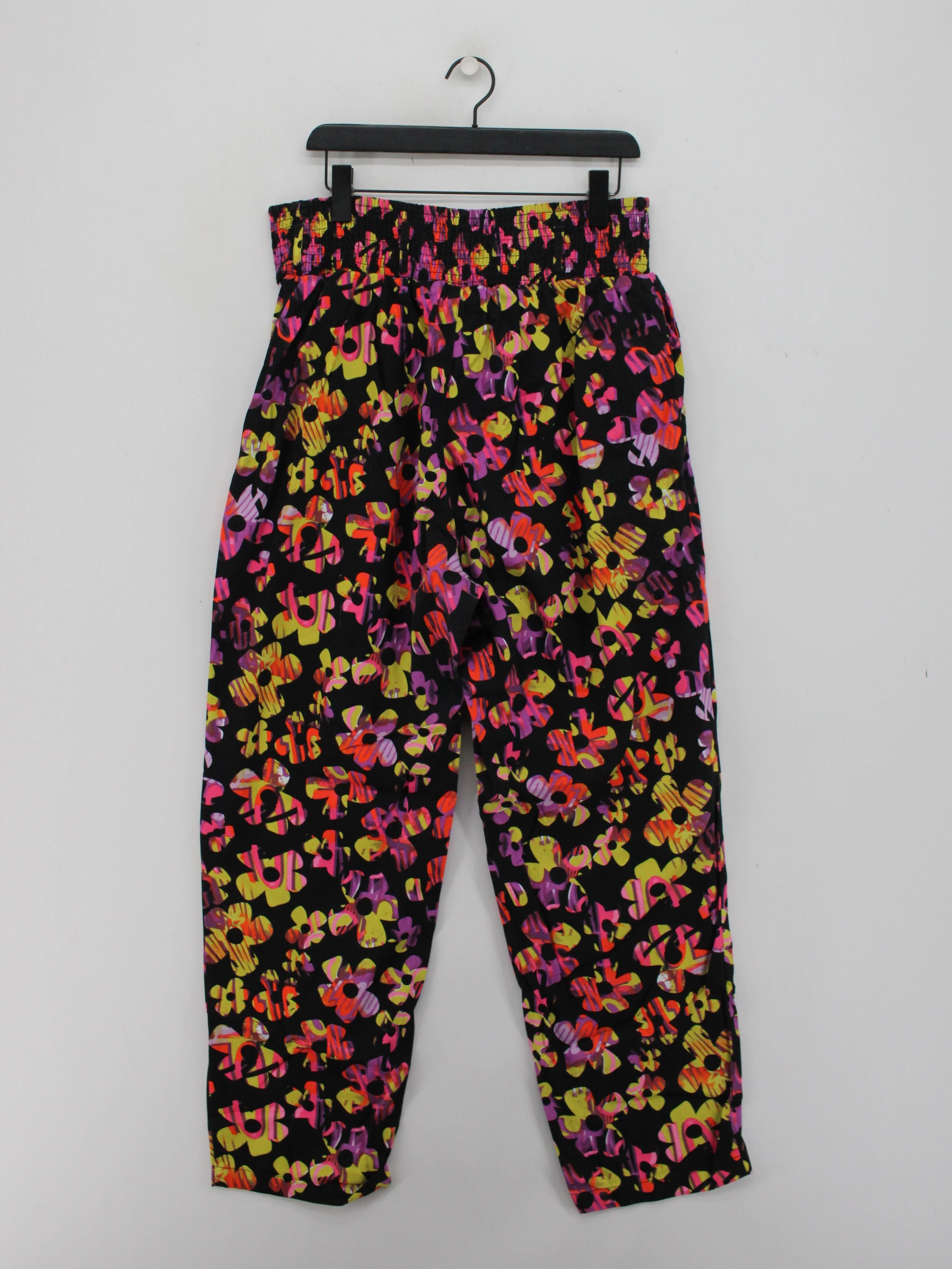 Lucy & Yak Women's Trousers M Multi Floral 100% Other Wide-Leg Cropped - Image 2