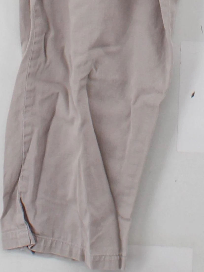 Lucy & Yak Women's Trousers W 32 in Cream 100% Cotton Tapered Sweatpants - Image 4