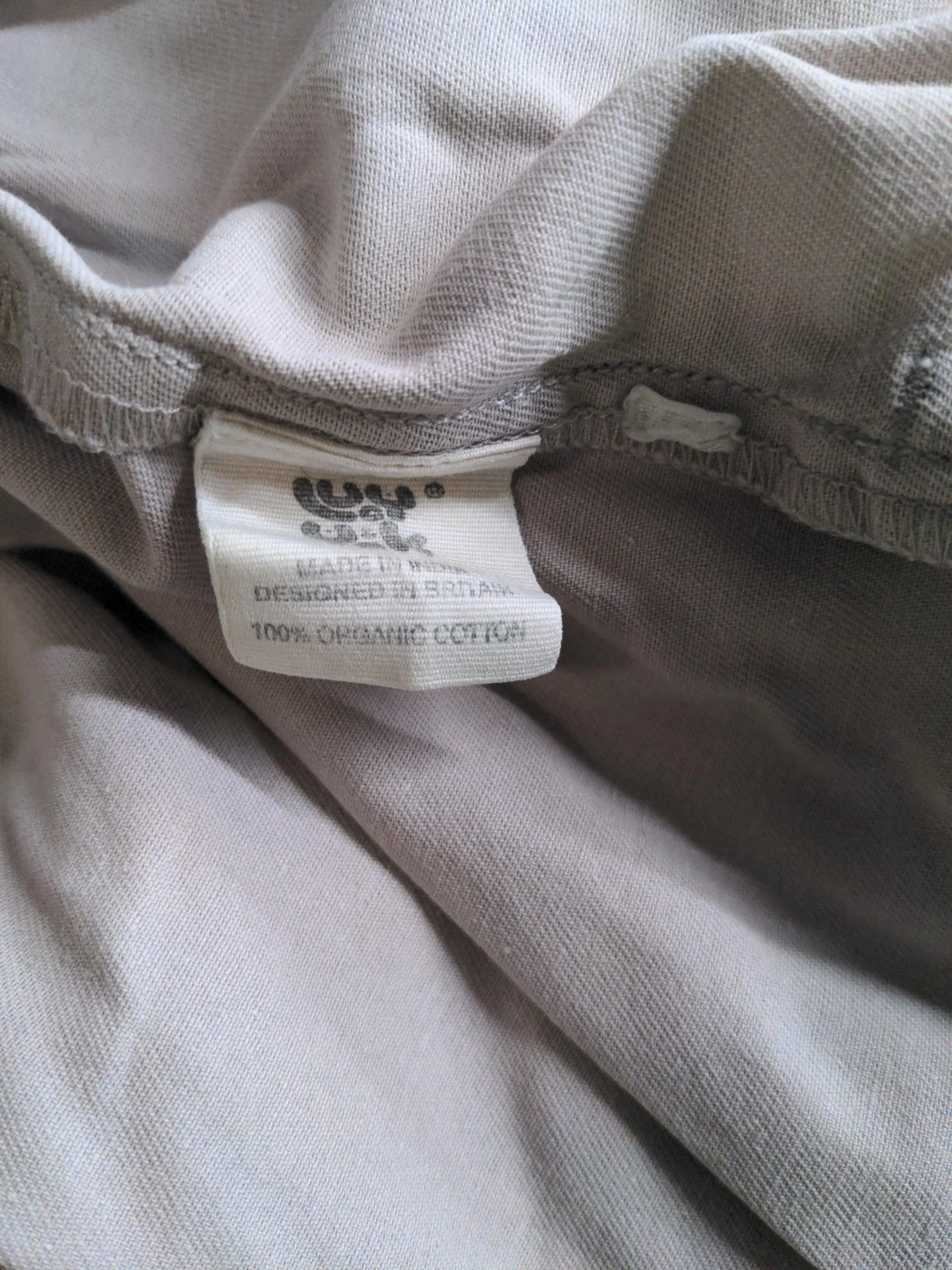 Lucy & Yak Women's Trousers W 32 in Cream 100% Cotton Tapered Sweatpants - Image 6