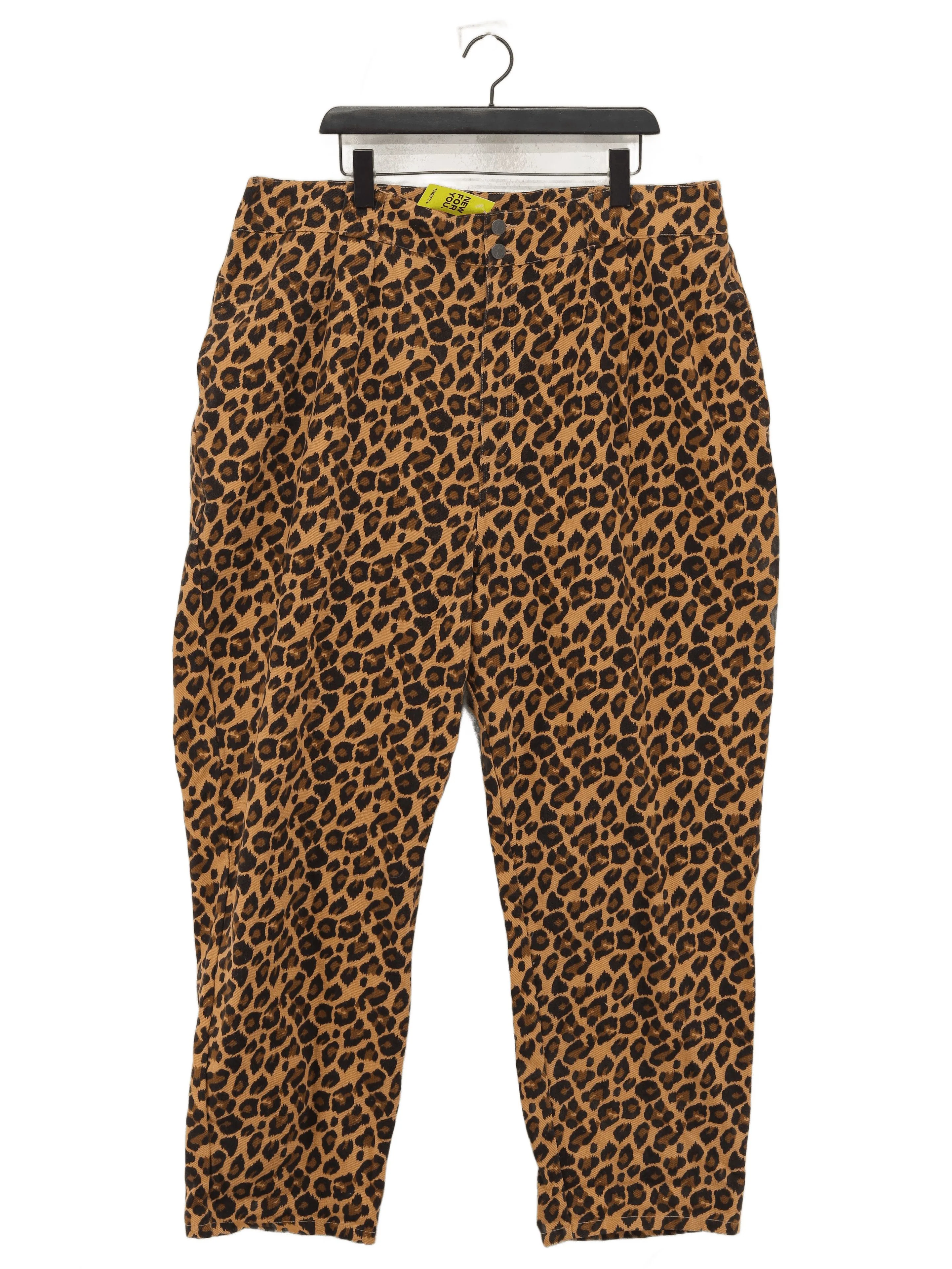 Lucy & Yak Women's Trousers W 44 in Tan 100% Cotton Chino