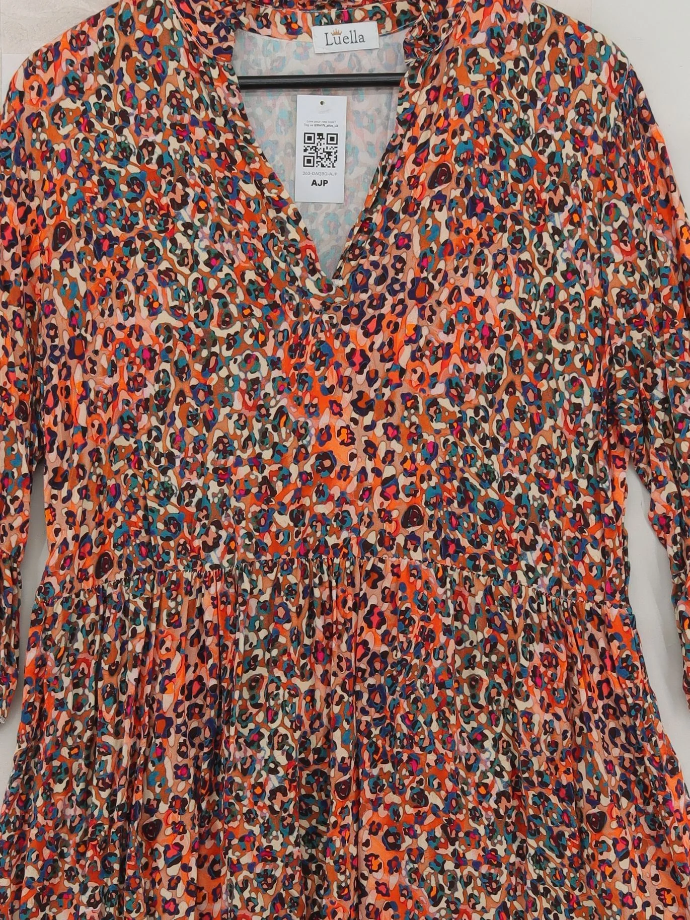 Luella T-Shirt Mini Dress M in Multi - Image 3