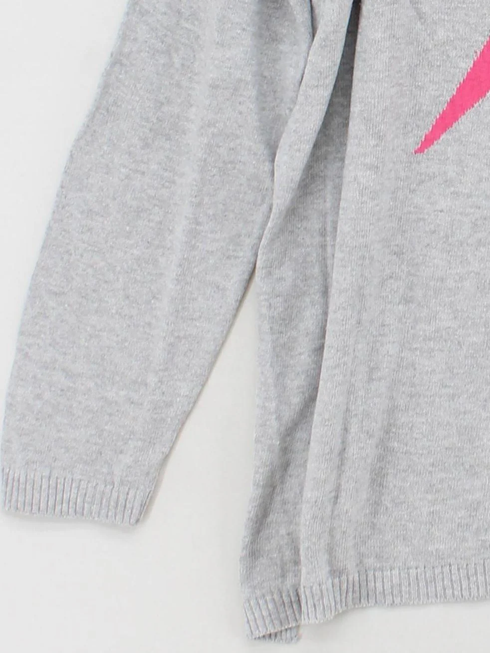 Luella Women's Jumper M Grey Graphic 100% Cotton Round Neck Pullover - Image 4