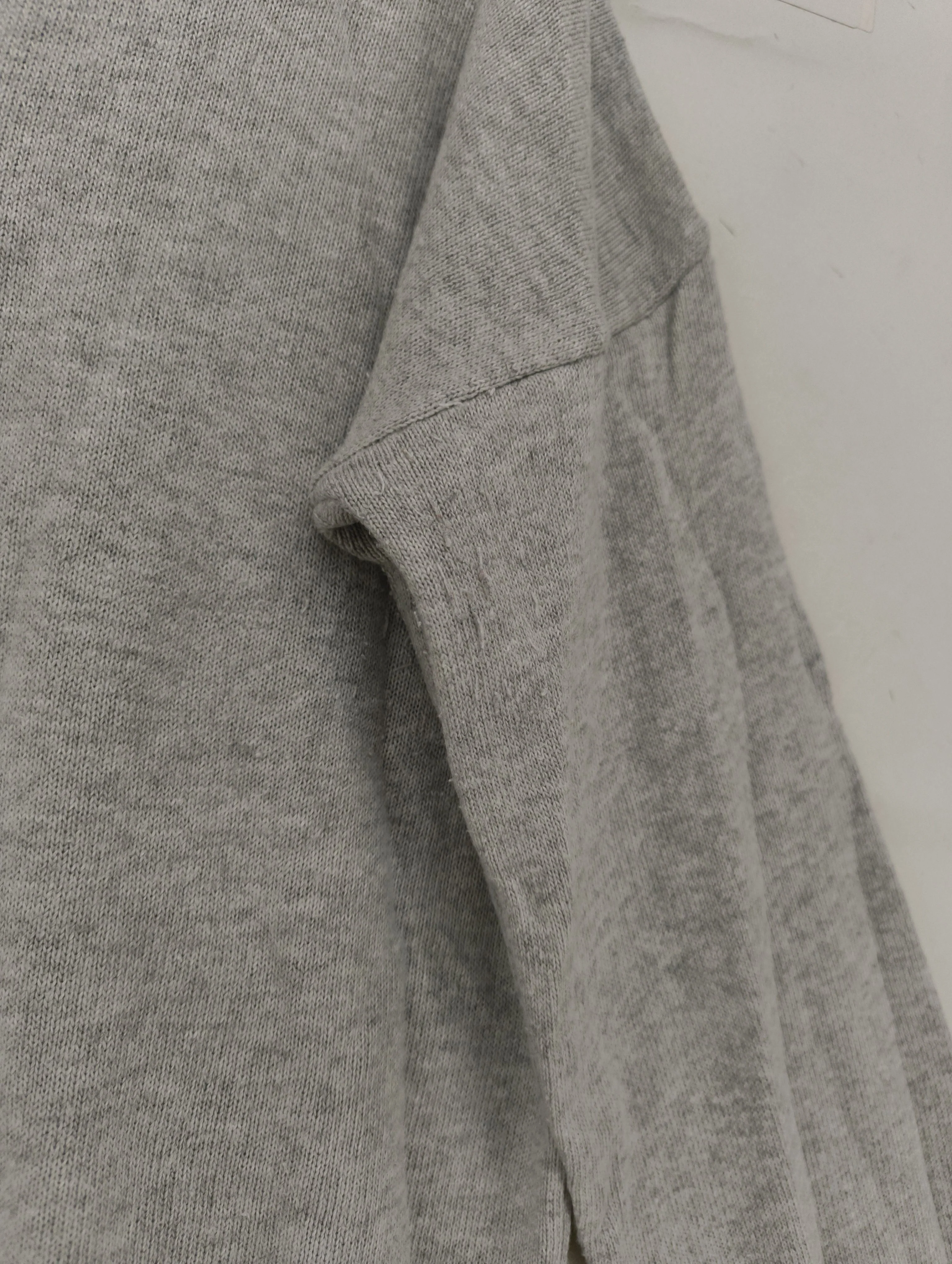 Luella Women's Jumper M Grey Graphic 100% Cotton Round Neck Pullover - Image 5