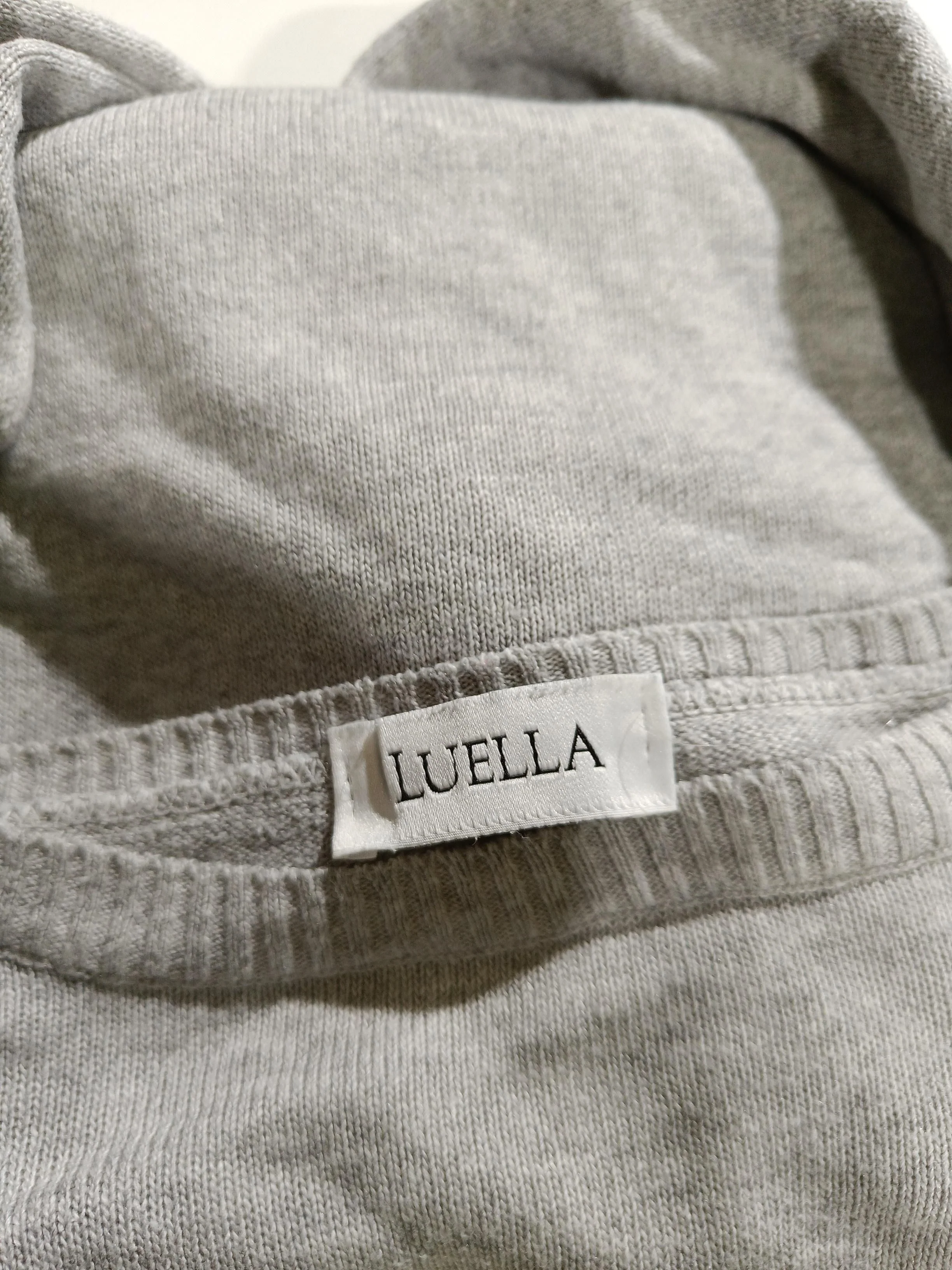 Luella Women's Jumper M Grey Graphic 100% Cotton Round Neck Pullover - Image 6