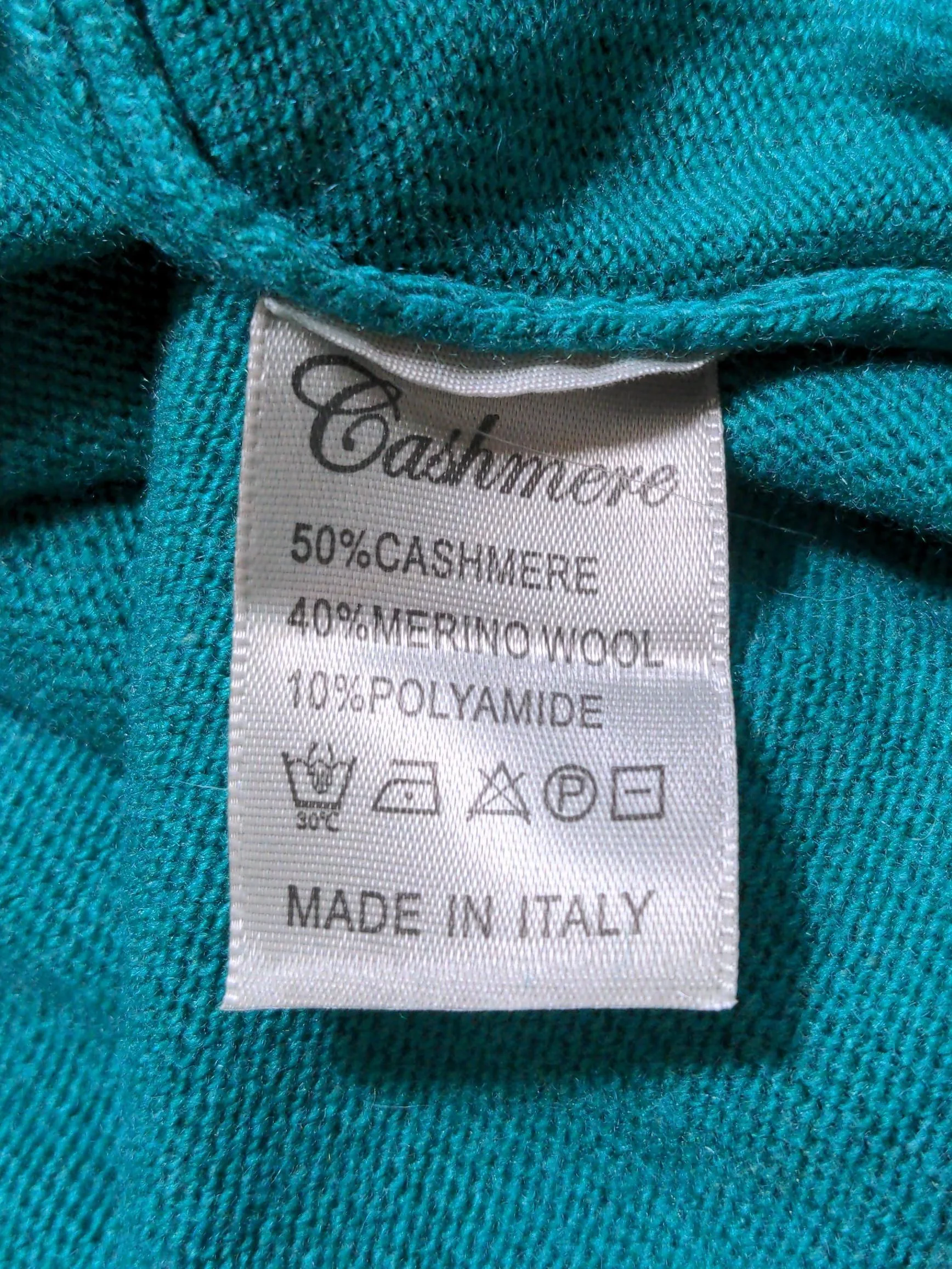 Luella Women's Jumper S Green Cashmere with Wool, Polyamide Pullover - Image 6