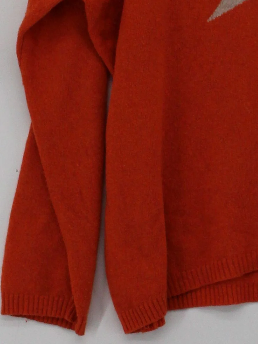 Luella Women's Jumper S Orange Cashmere with Wool, Polyamide Pullover - Image 4