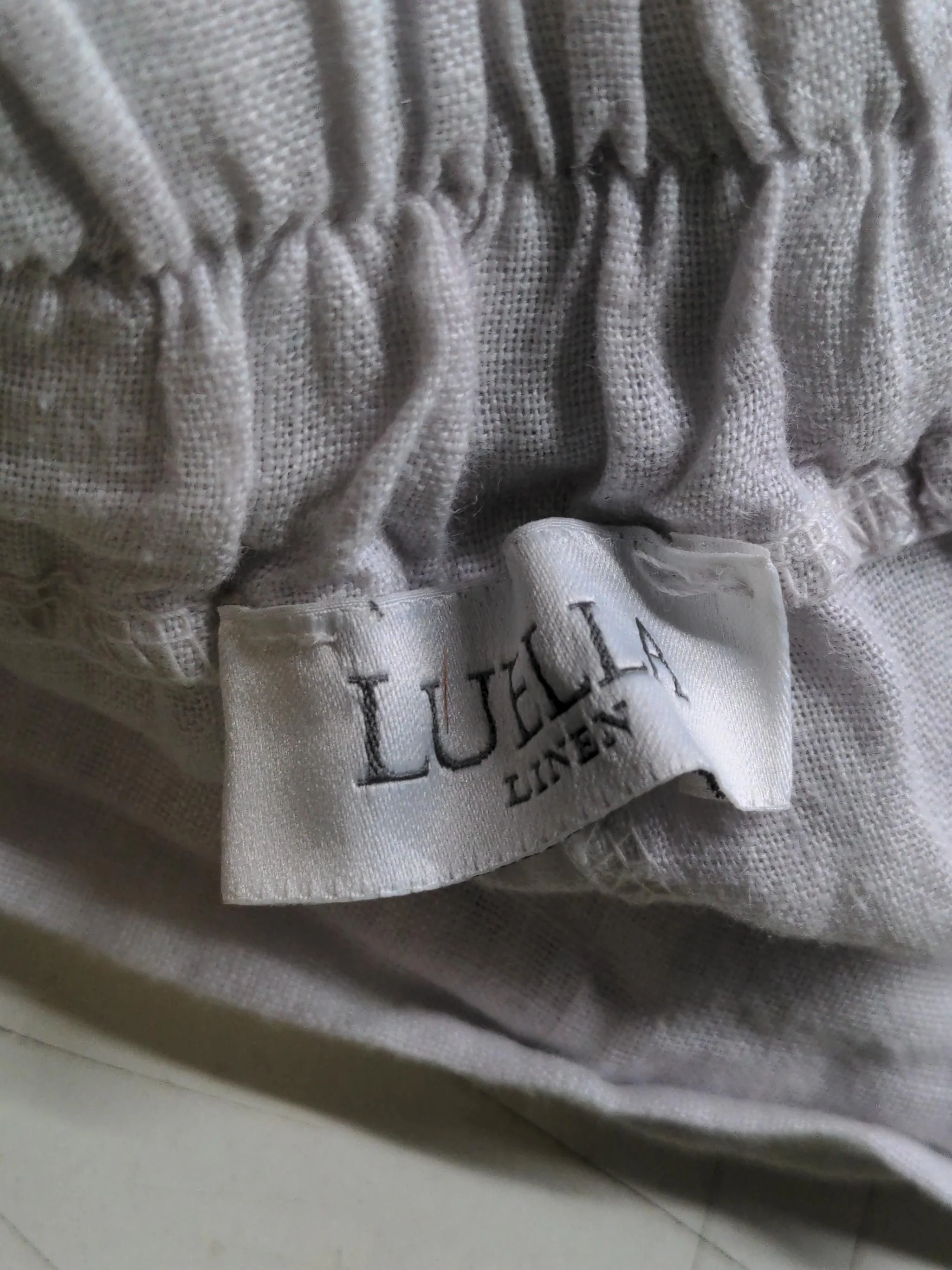 Luella Women's Shorts S Cream 100% Linen Sweat - Image 5