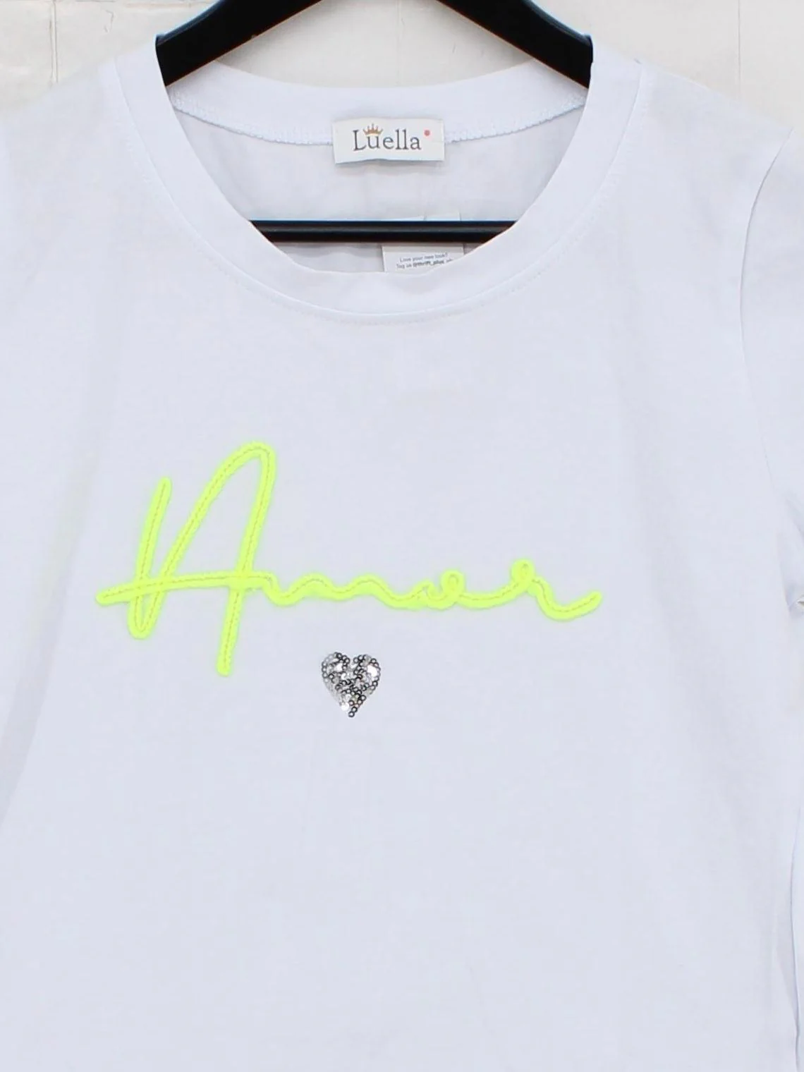 Luella Women's T-Shirt S White Graphic 100% Other Short Sleeve Round Neck Basic - Image 3