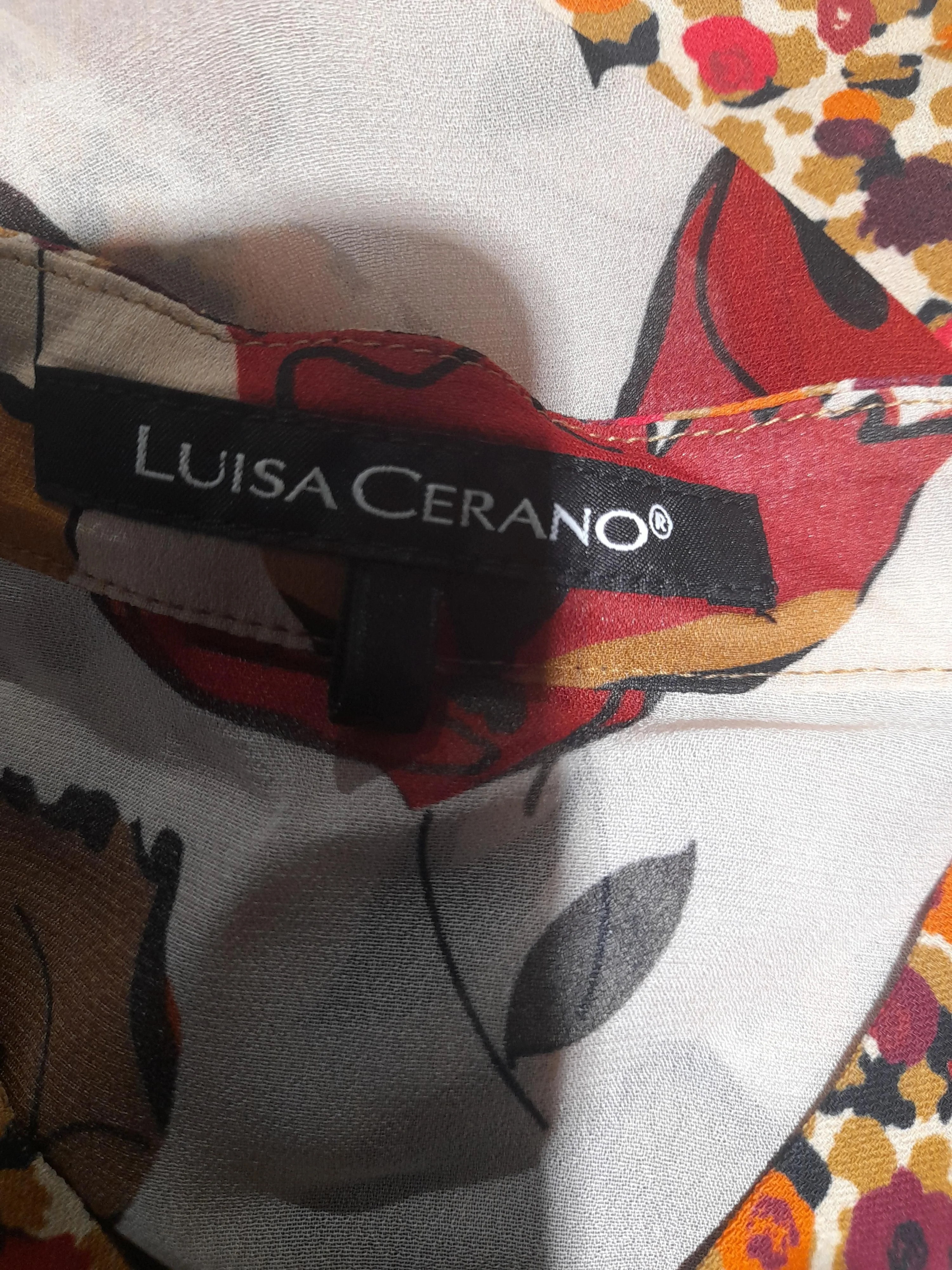 Luisa Cerano Women's Blouse L Multi 100% Viscose Basic - Image 5