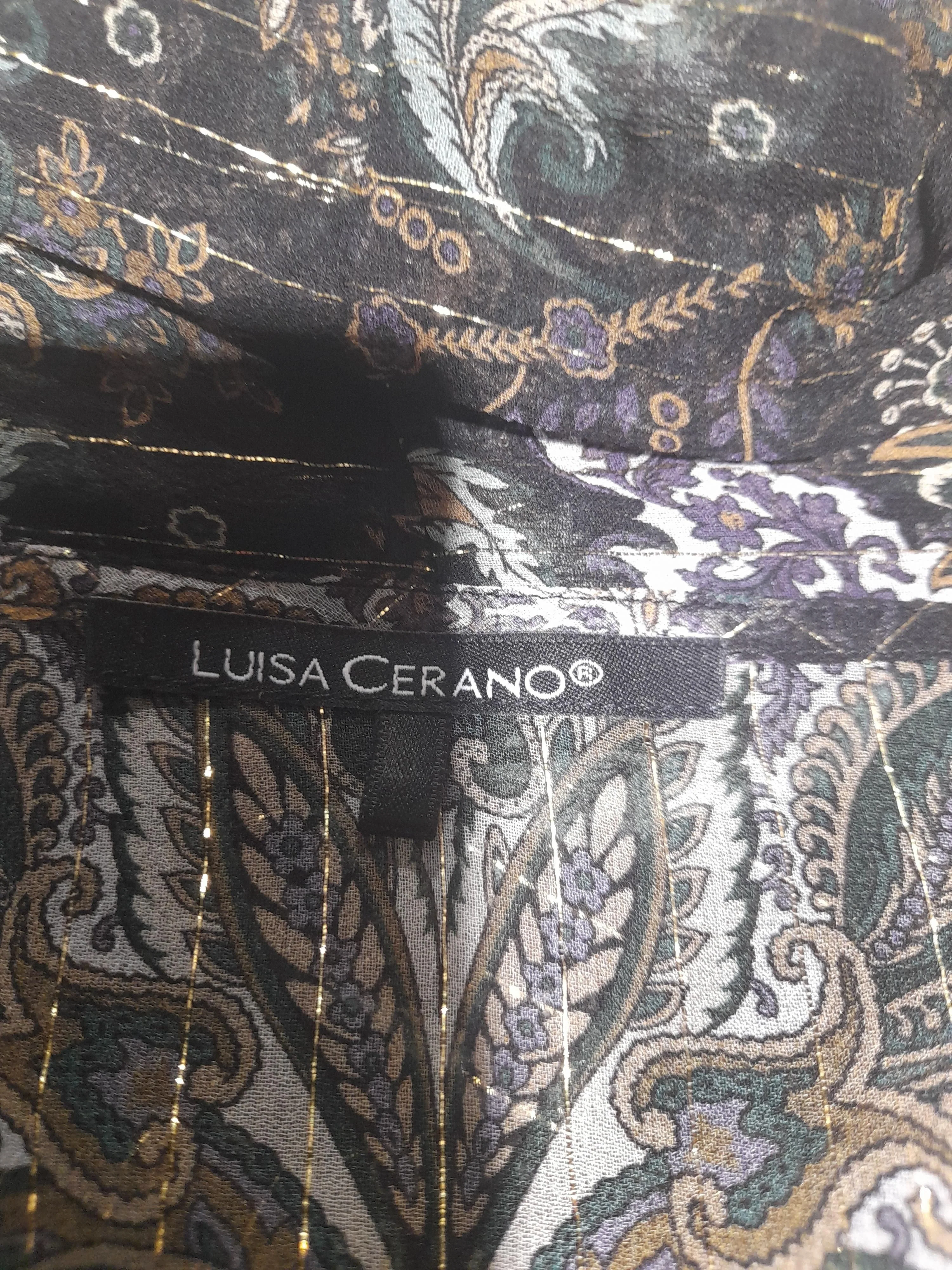 Luisa Cerano Women's Blouse M Multi Silk with Polyester Basic - Image 5