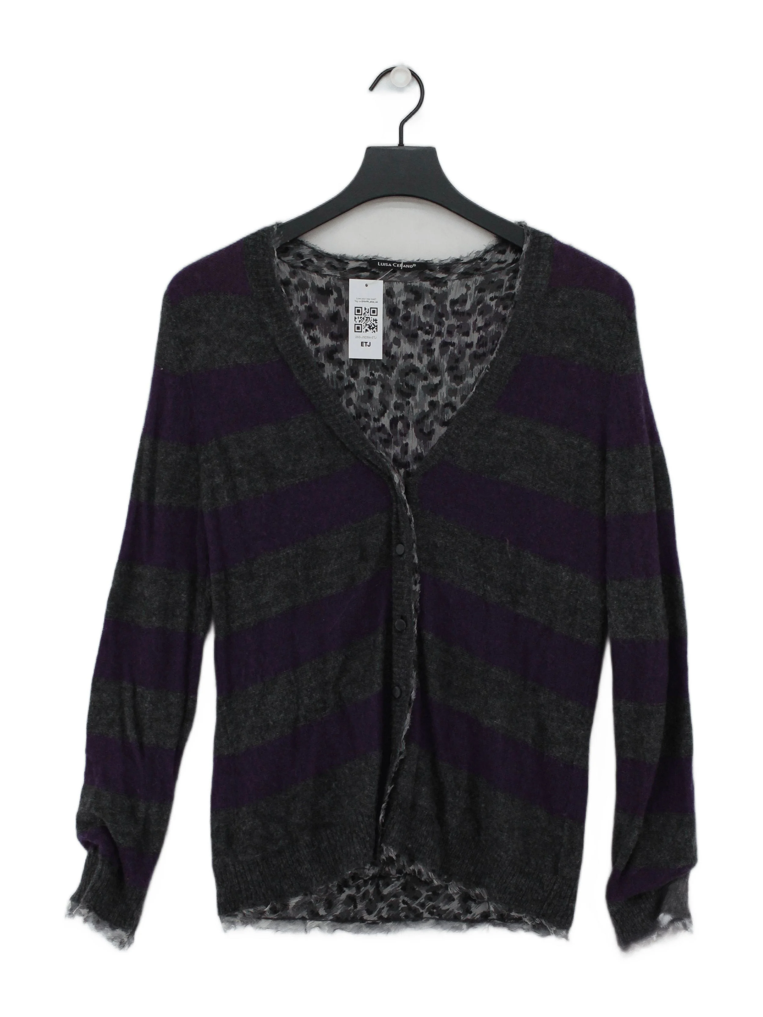 Luisa Cerano Women's Cardigan M Multi Polyamide with Wool, Other Cardigan