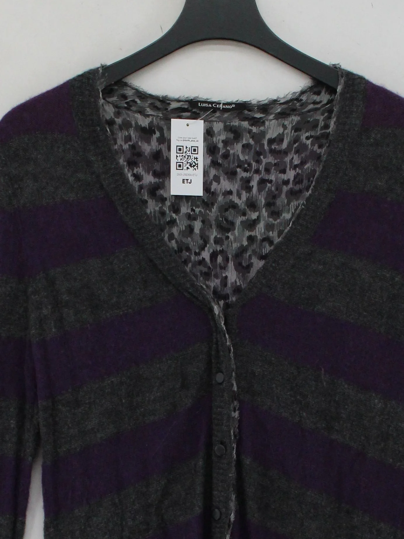 Luisa Cerano Women's Cardigan M Multi Polyamide with Wool, Other Cardigan - Image 3