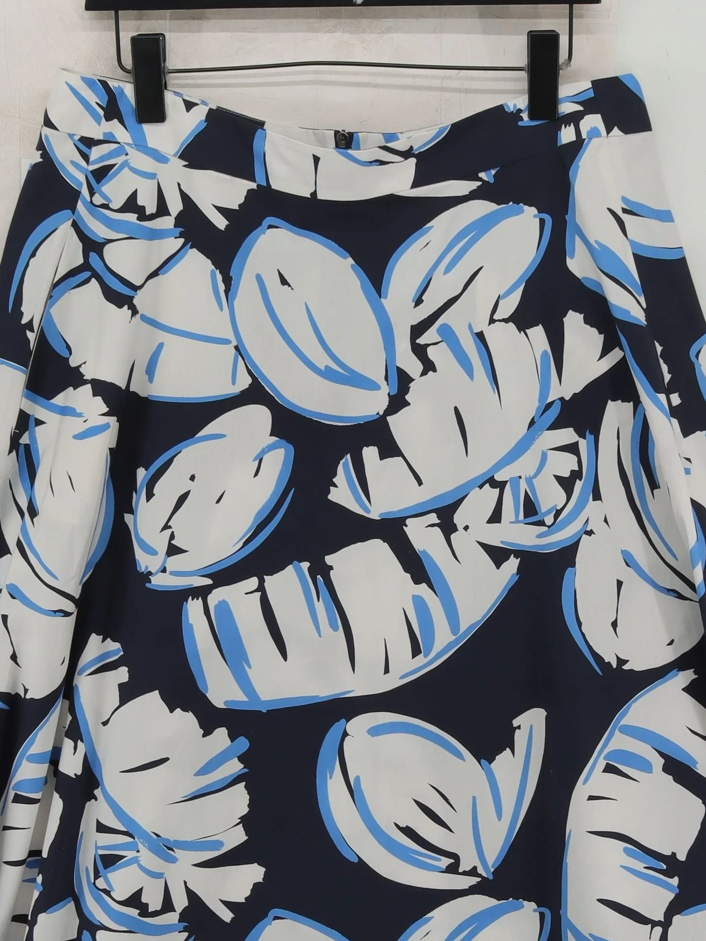 Luisa Cerano Women's Midi Skirt UK 16 Blue Floral 100% Other Midi A-Line - Image 3