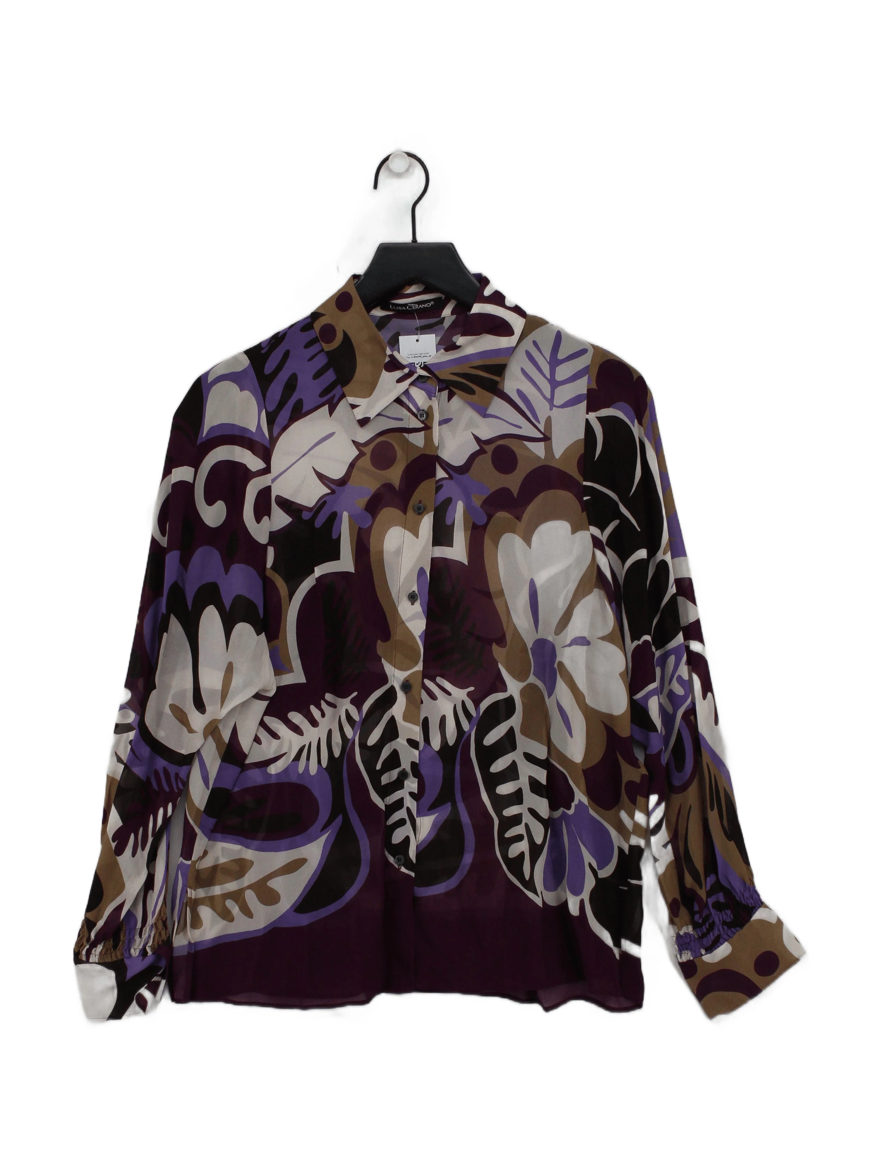 Luisa Cerano Women's Shirt M Multi 100% Viscose Basic
