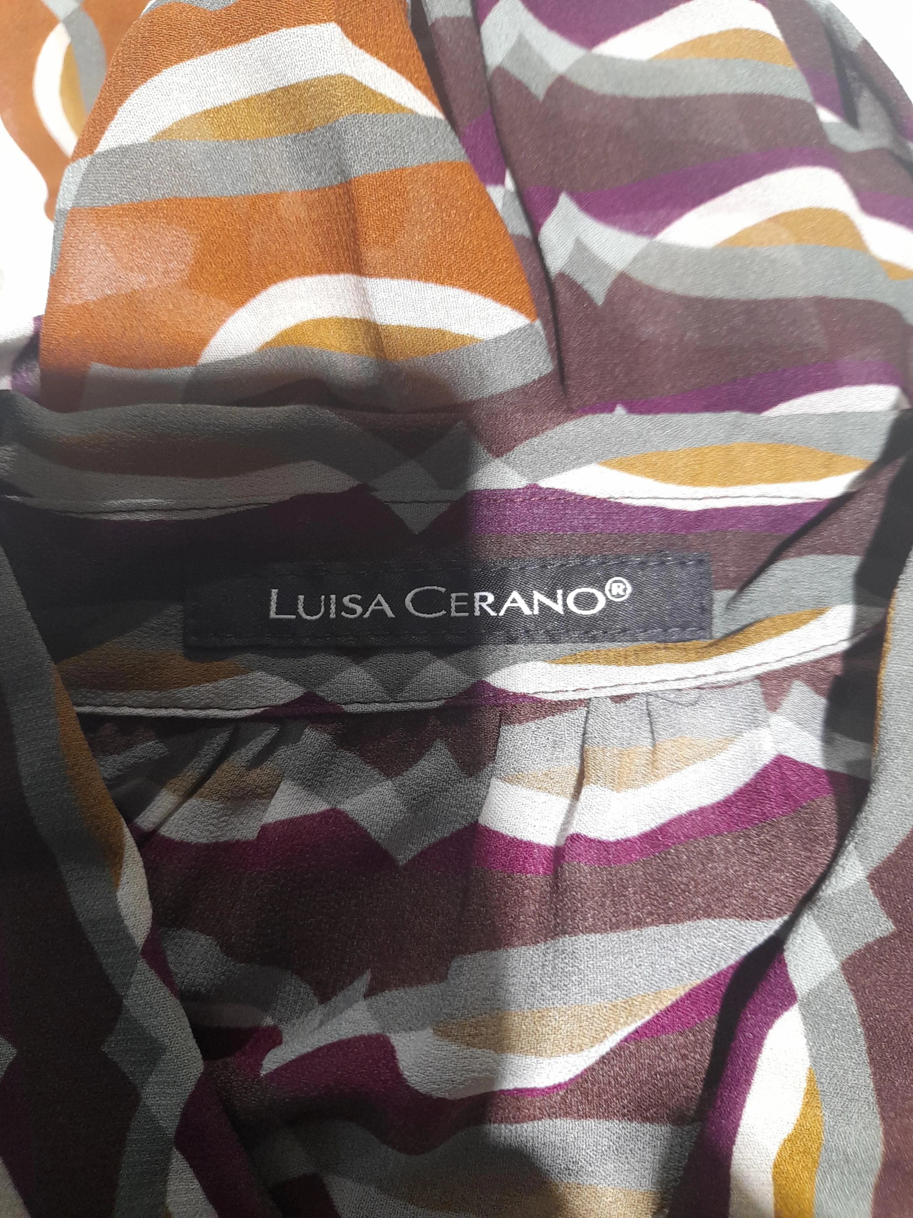 Luisa Cerano Women's Shirt M Multi 100% Viscose Basic New with tags - Image 5