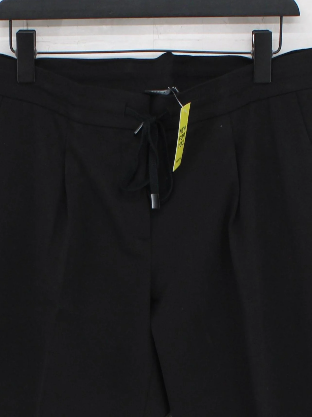 Luisa Cerano Women's Trousers UK 16 Black Viscose with Polyamide, Elastane Chino - Image 3