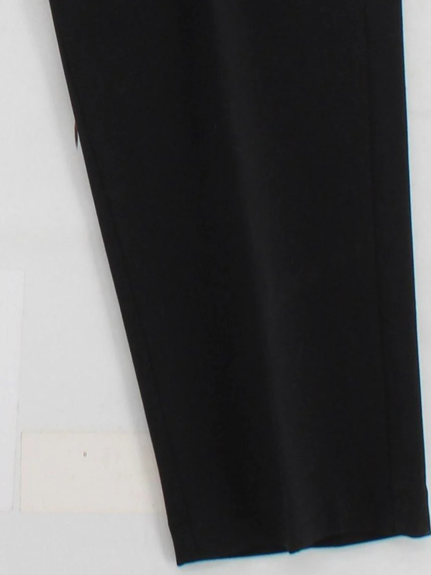 Luisa Cerano Women's Trousers UK 16 Black Viscose with Polyamide, Elastane Chino - Image 4
