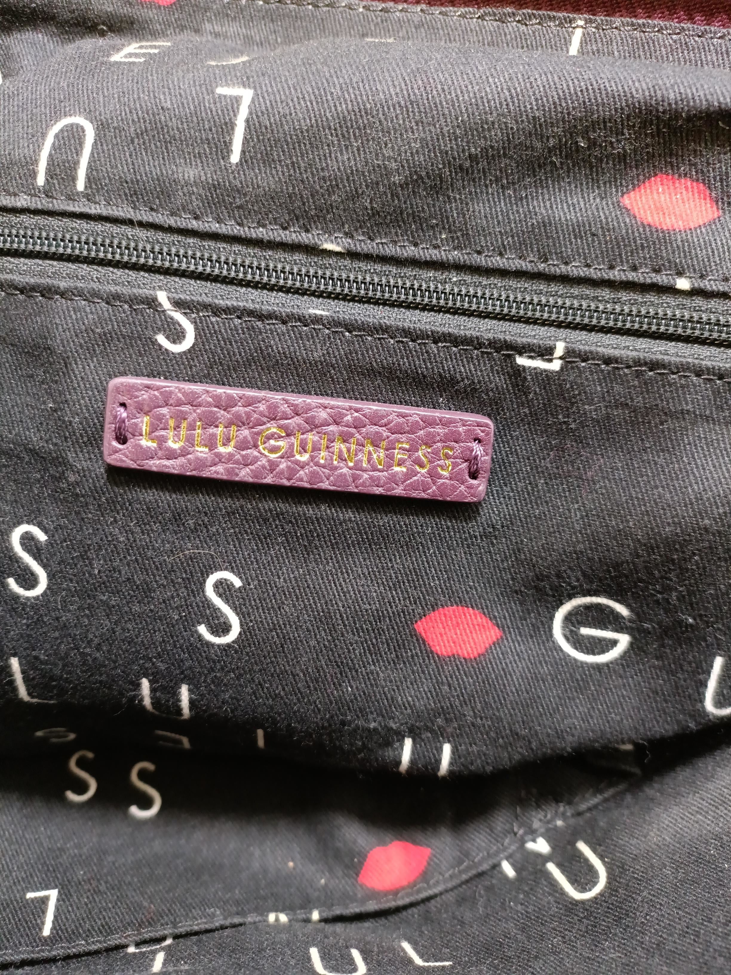 Lulu Guinness Women's Bag Purple 100% Leather Shoulder Bag - Image 5