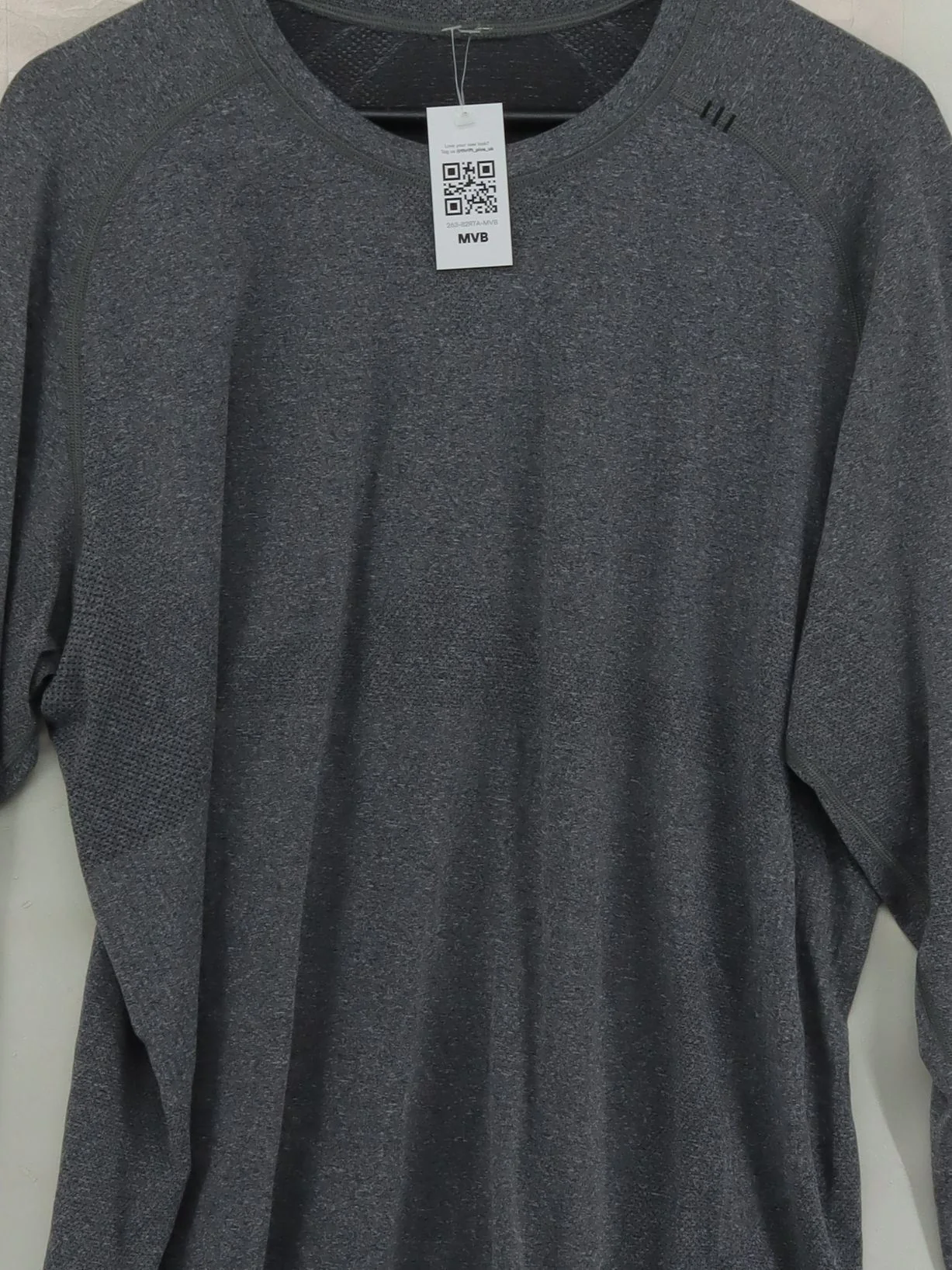 Lululemon Men's Loungewear XL Grey Nylon with Elastane Crew Neck Basic - Image 3