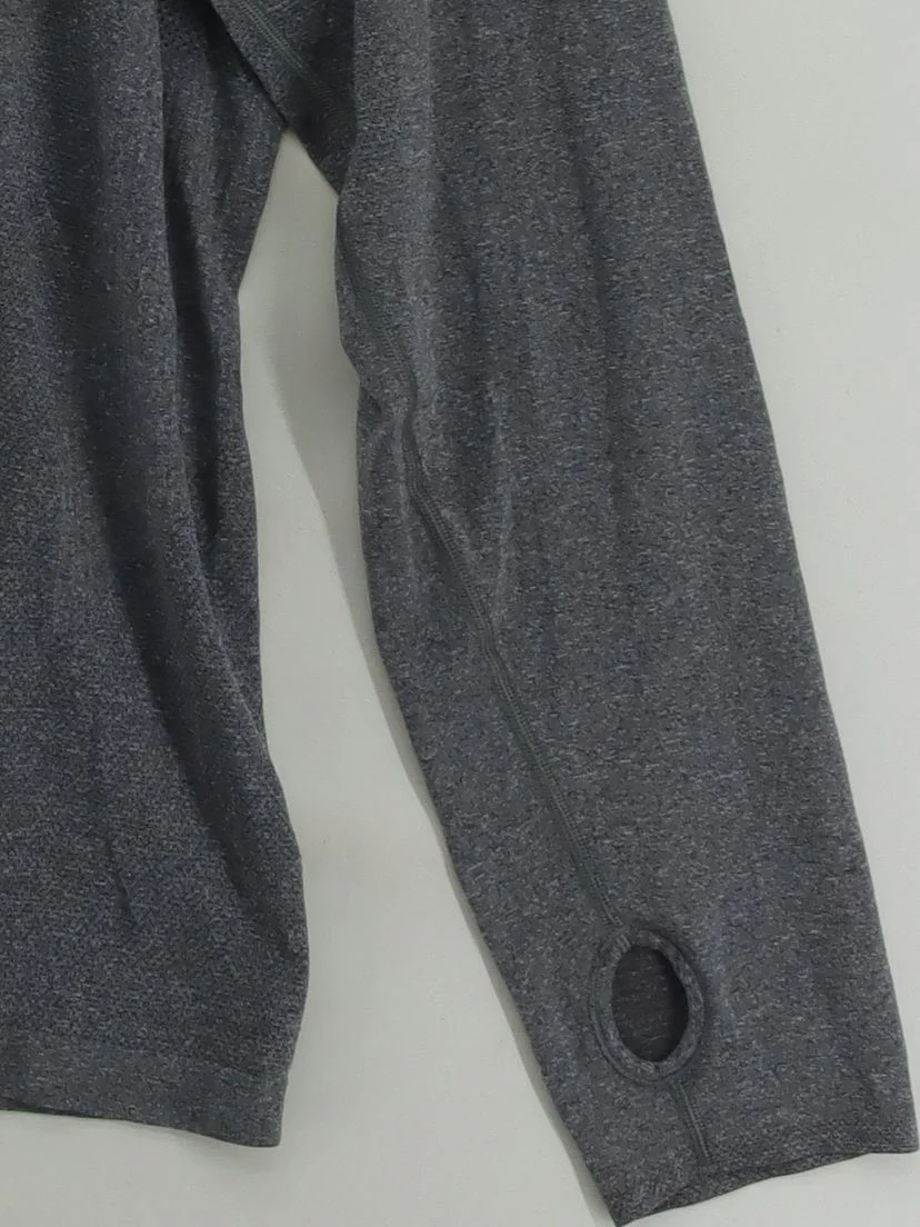 Lululemon Men's Loungewear XL Grey Nylon with Elastane Crew Neck Basic - Image 4