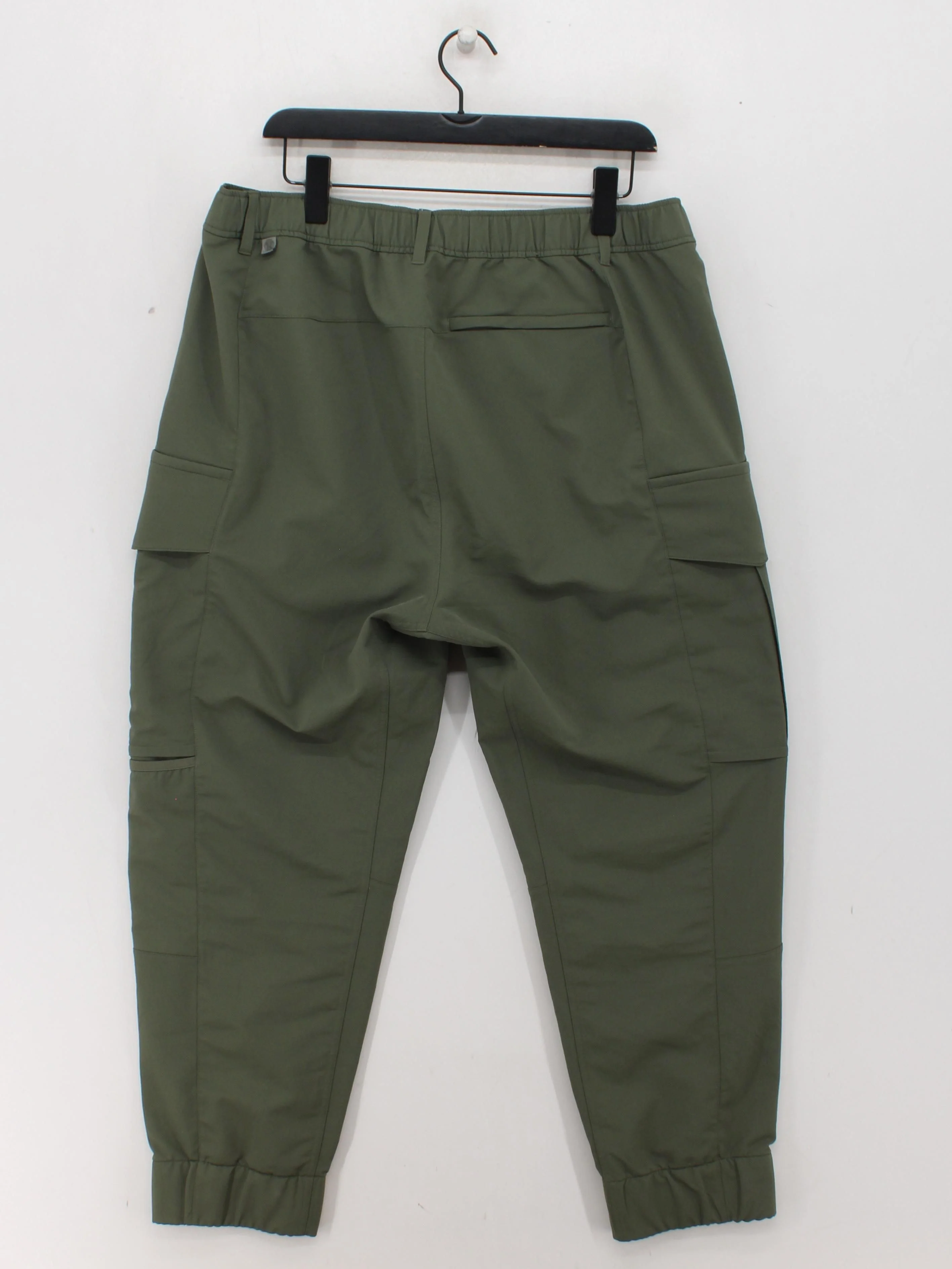 Lululemon Men's Sports Bottoms W 36 in Green 100% Other Tapered Sweatpants - Image 2