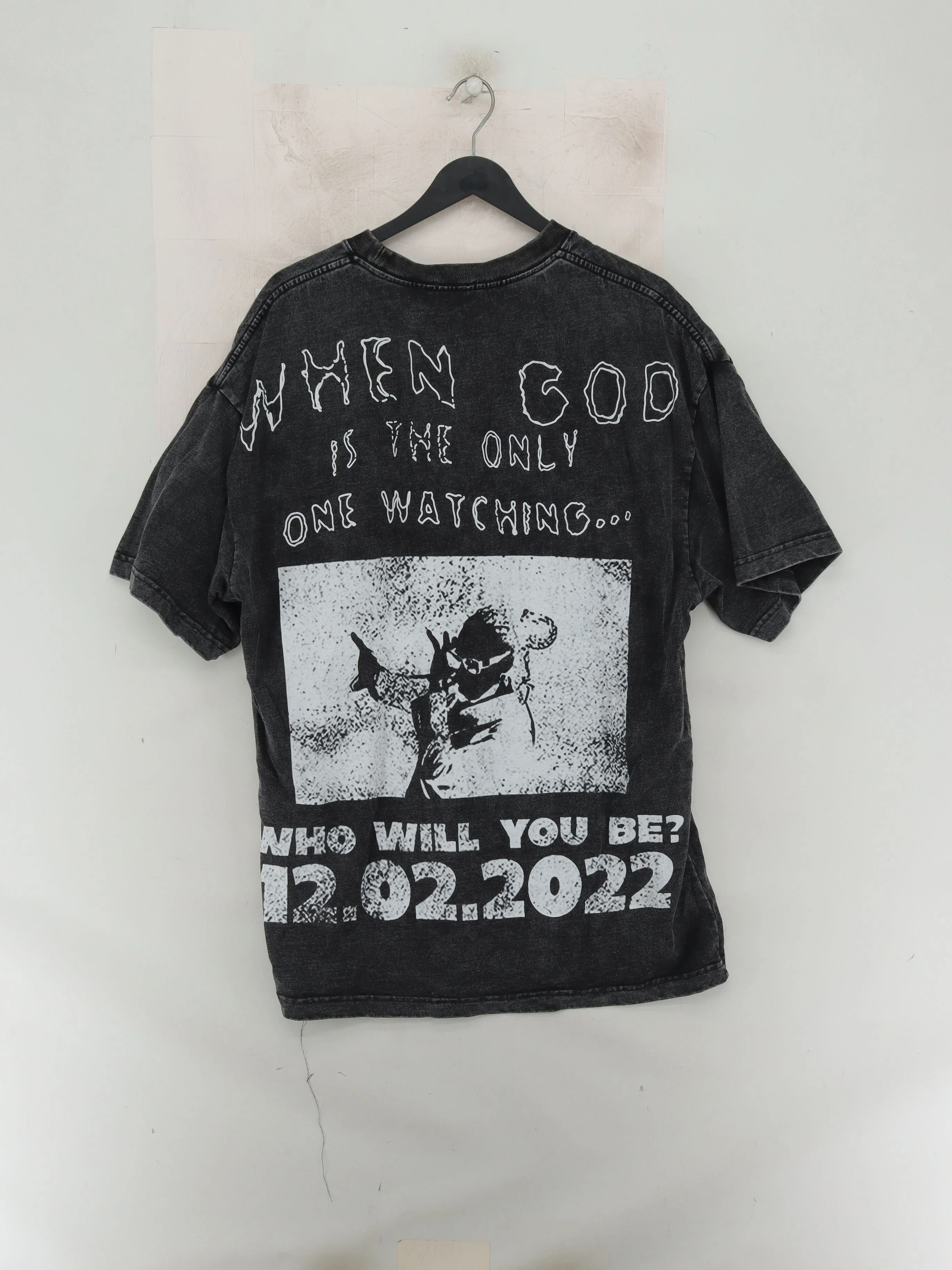 Lululemon Men's T-Shirt L Black Graphic Cotton with Spandex Basic - Image 2