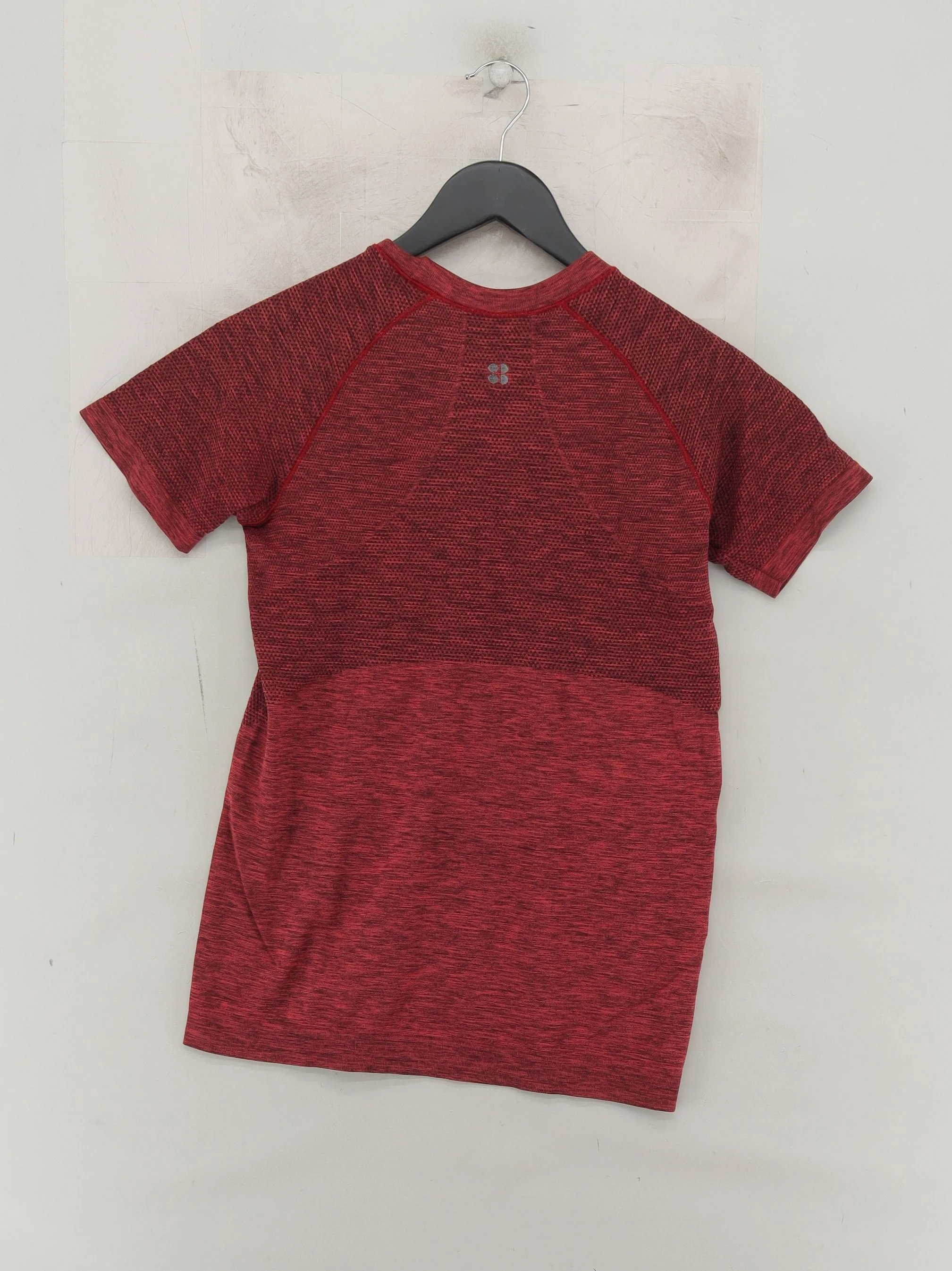 Lululemon Men's T-Shirt L Red 100% Polyester Round Neck Basic - Image 2