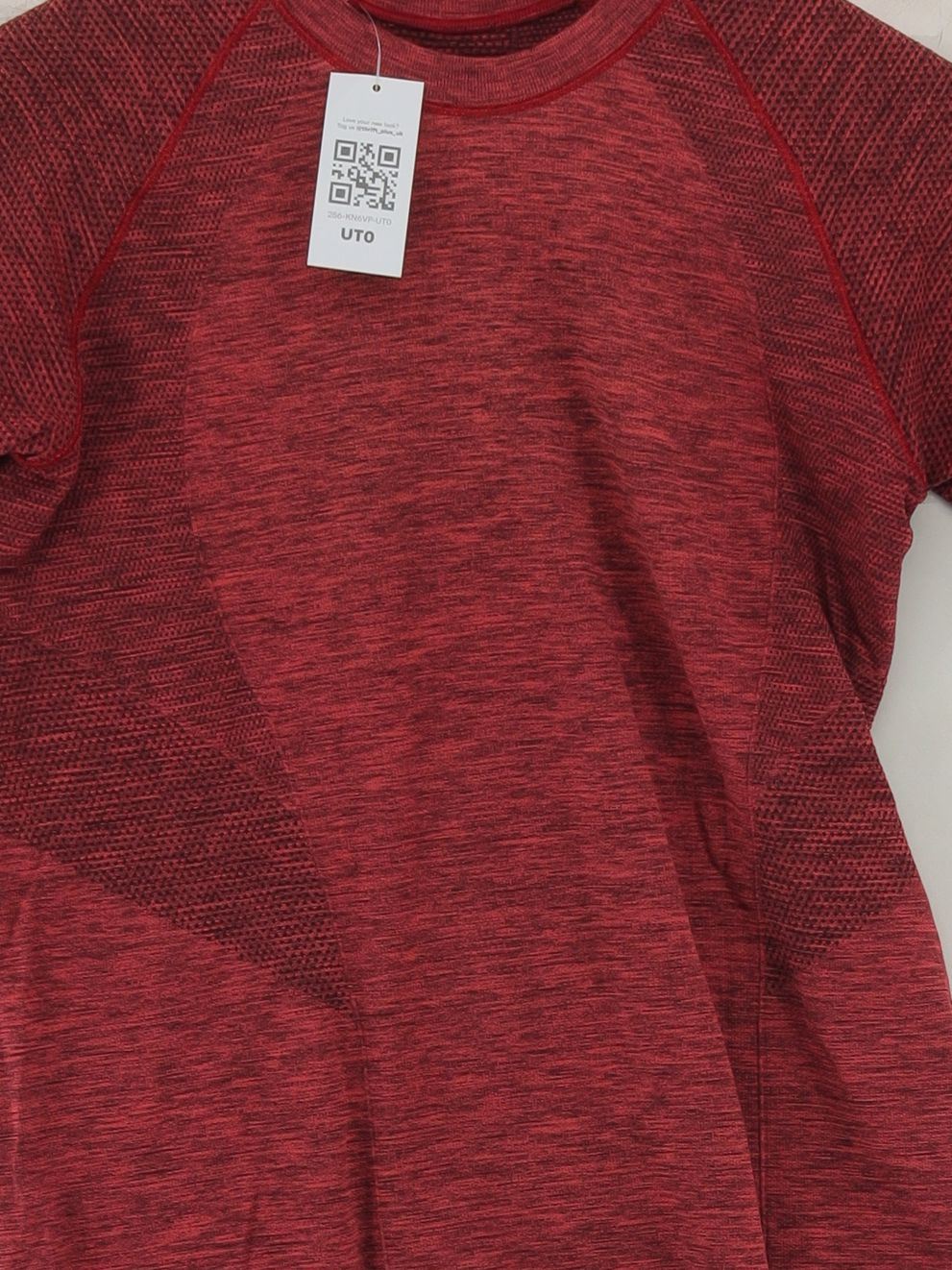 Lululemon Men's T-Shirt L Red 100% Polyester Round Neck Basic - Image 3