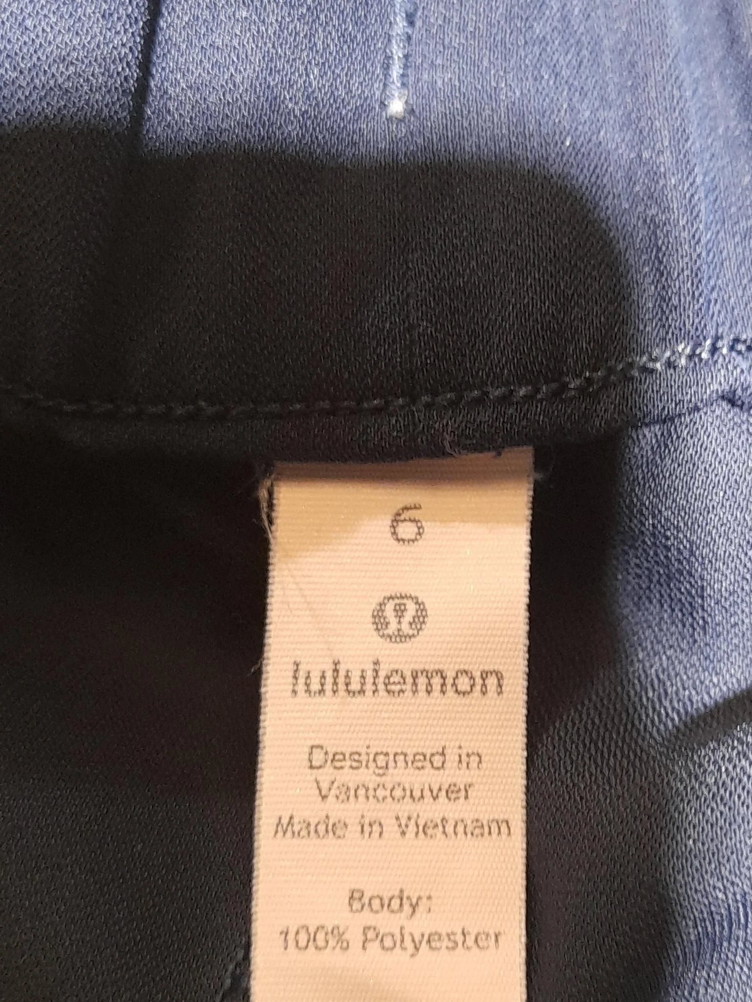 Lululemon Men's Trousers S Blue 100% Polyester Tapered Capri - Image 5