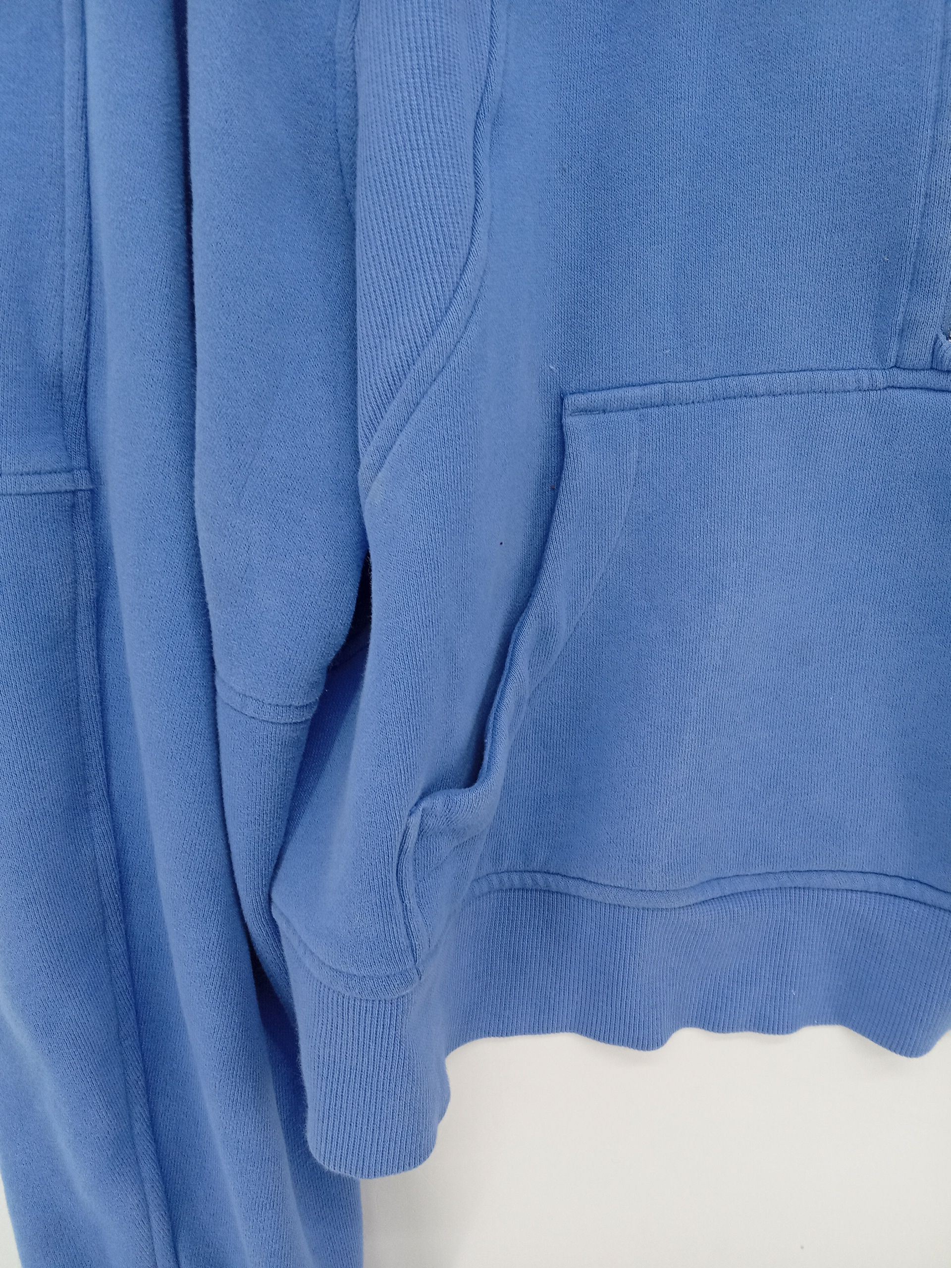 Lululemon Women's Hoodie M Blue Cotton with Polyester, Elastane Pullover - Image 5