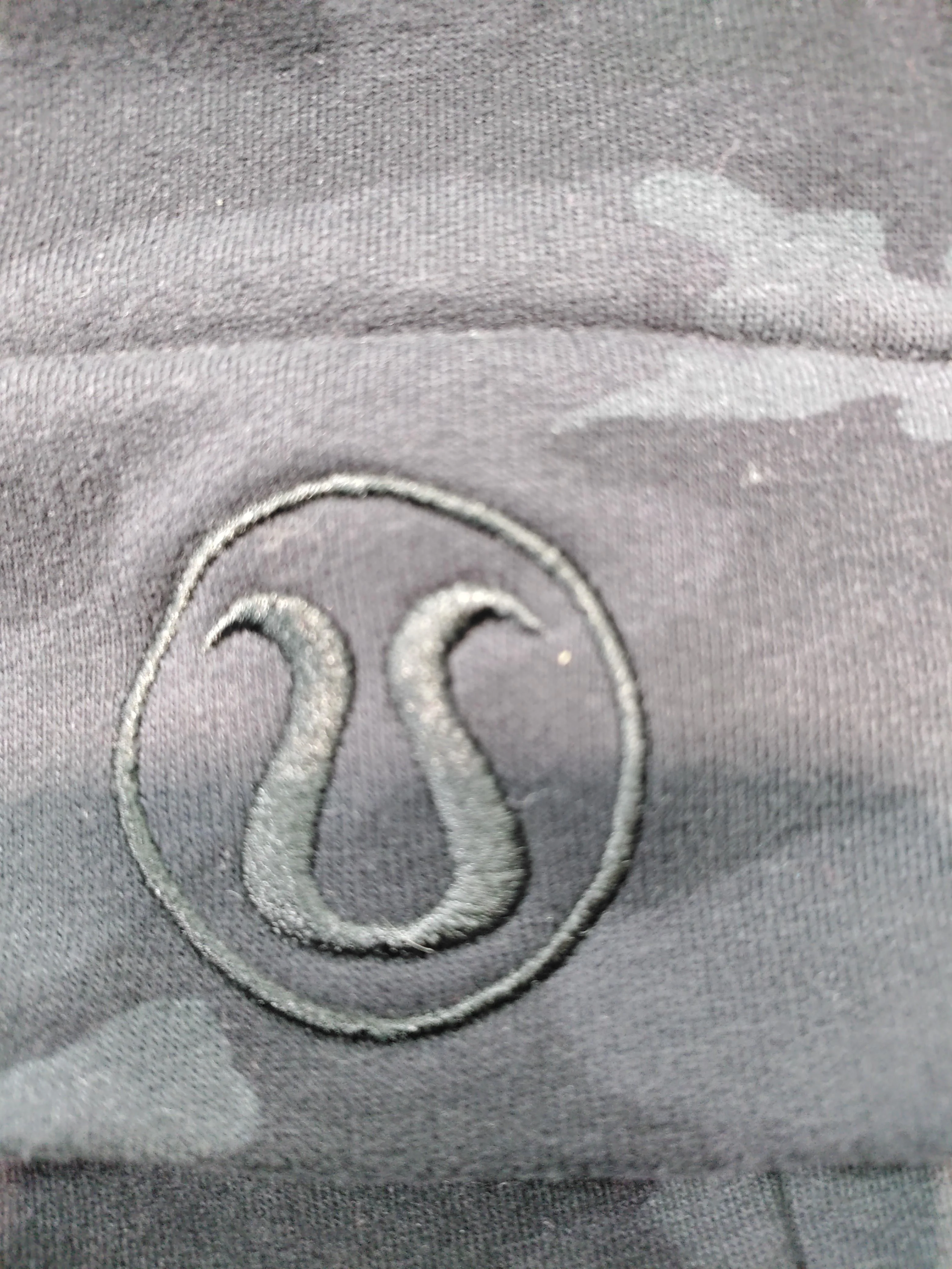 Lululemon Women's Hoodie S Black Camo Cotton with Polyester, Elastane Pullover - Image 5