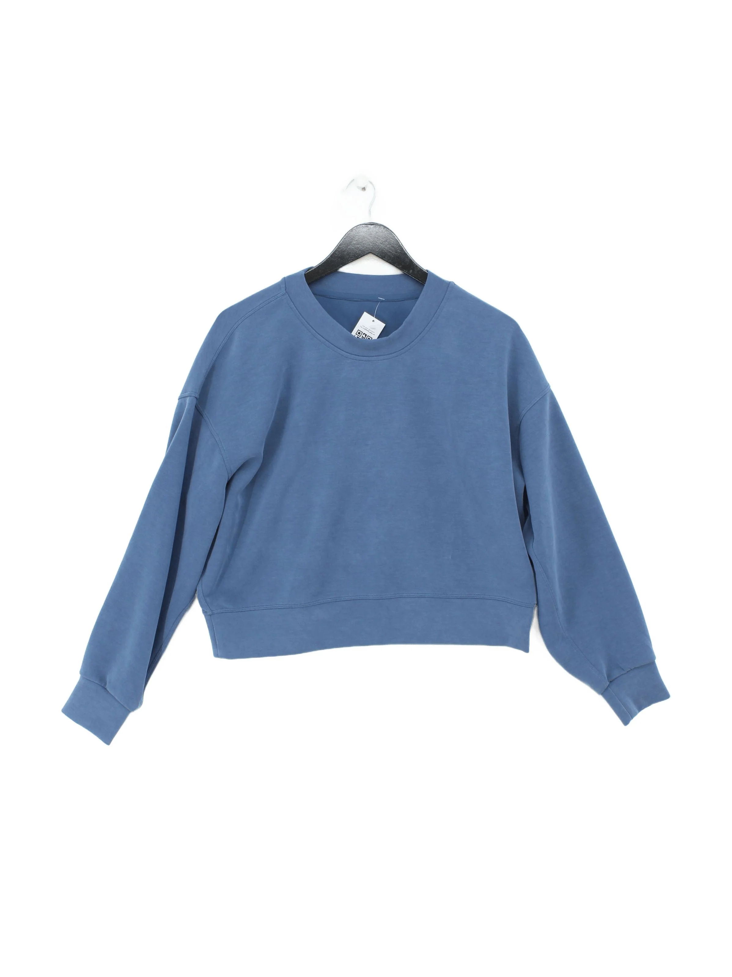 Lululemon Women's Hoodie S Blue 100% Cotton Pullover