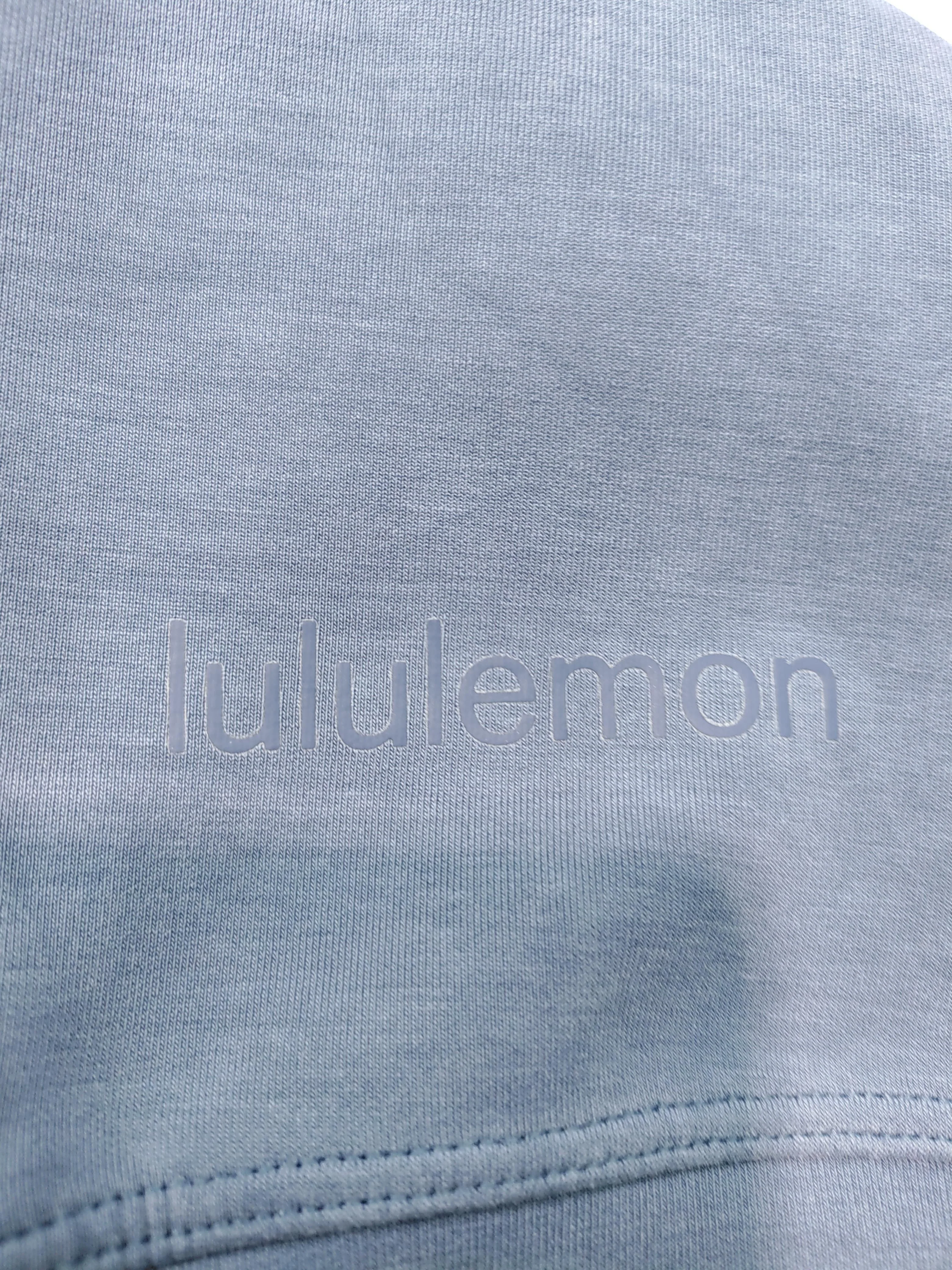 Lululemon Women's Hoodie S Blue 100% Cotton Pullover - Image 5
